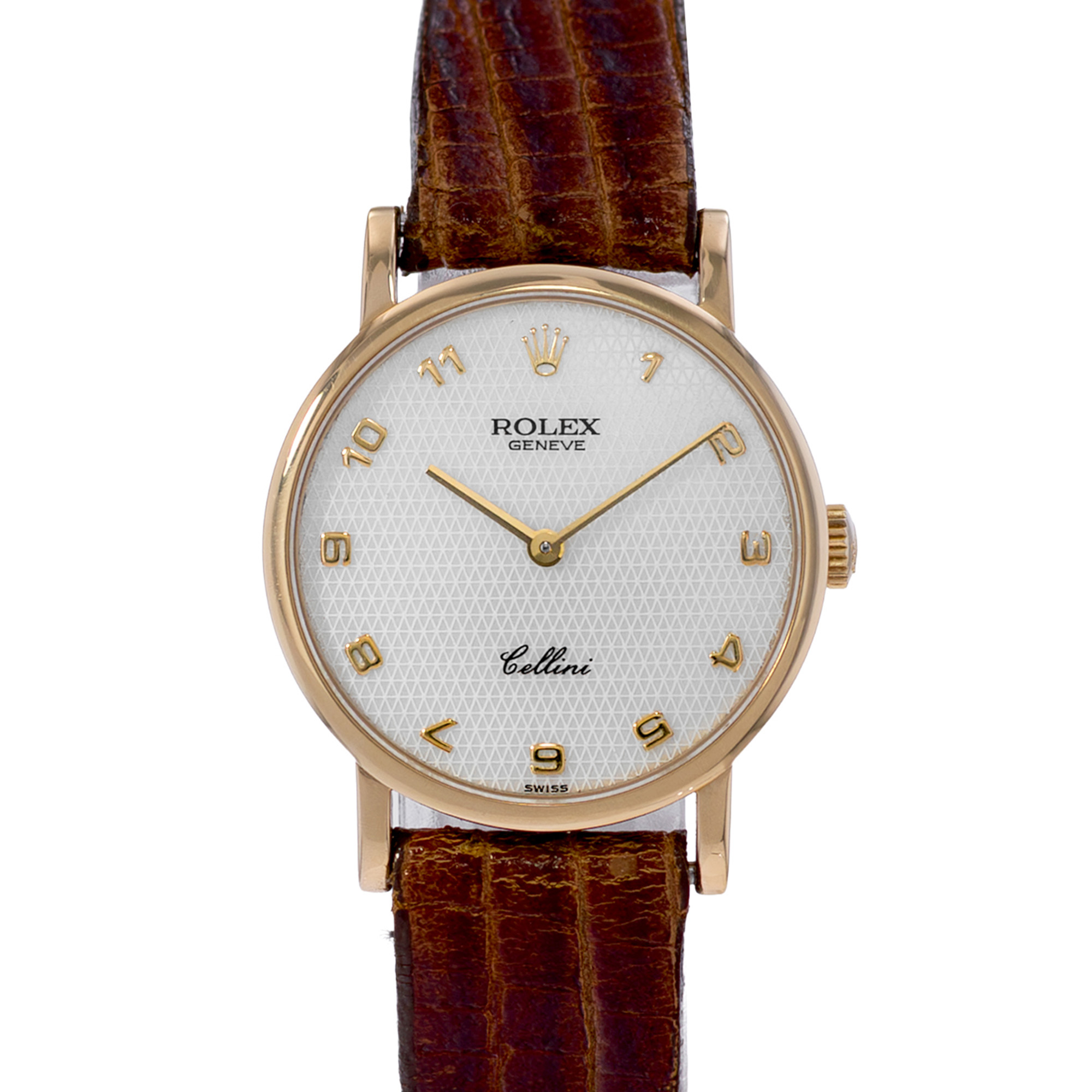 Rolex Cellini 5109 26mm Mother of Pearl Yellow Gold Manual Watch Ladies Watch thumbnail 1