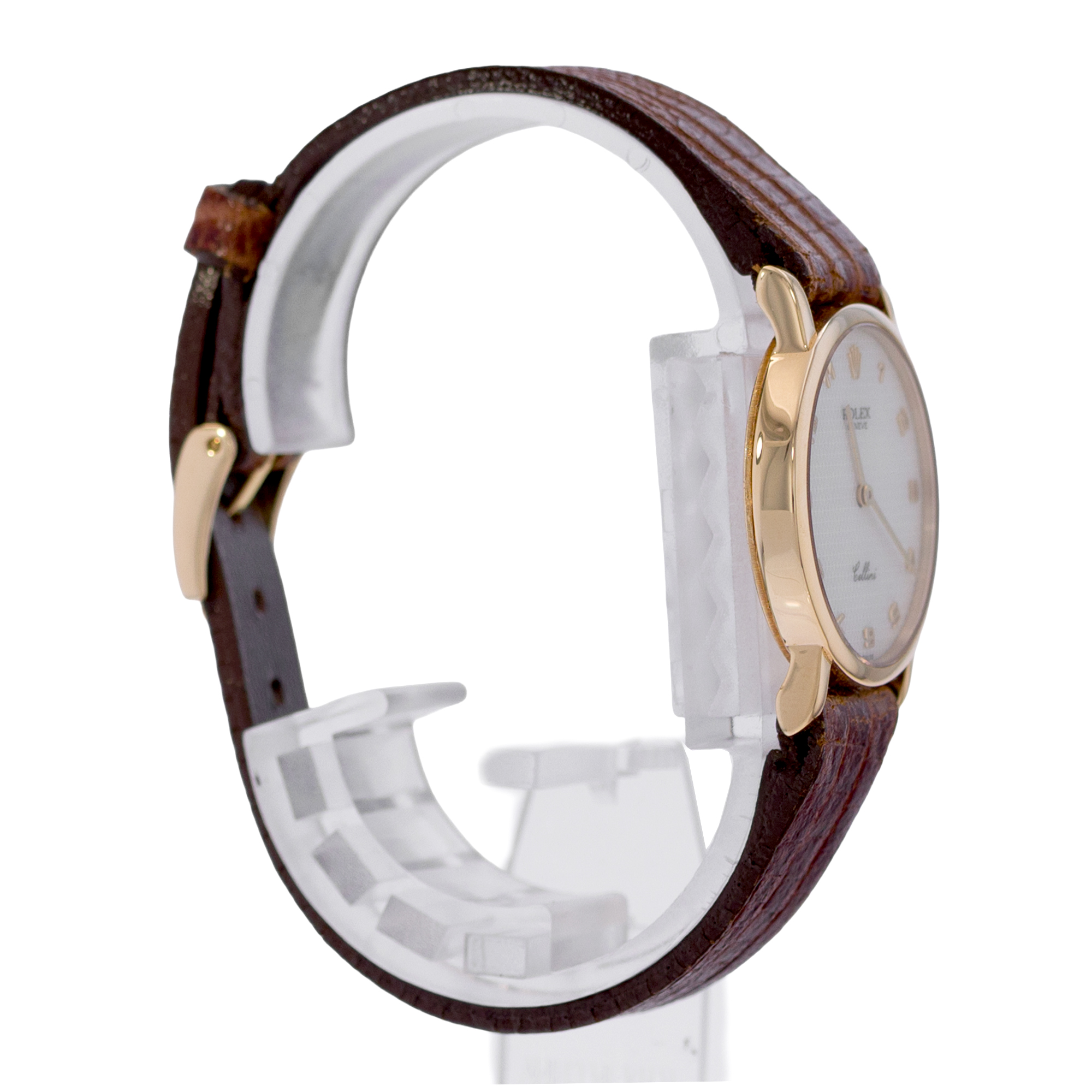 Rolex Cellini 5109 26mm Mother of Pearl Yellow Gold Manual Watch Ladies Watch thumbnail 5