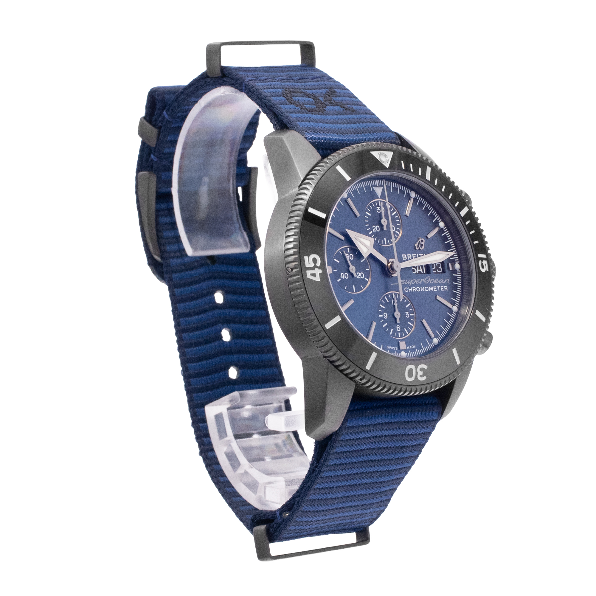 Breitling Superocean Heritage M133132A1C1W1 44mm Blue Steel Mens Watch 2023 thumbnail 8
