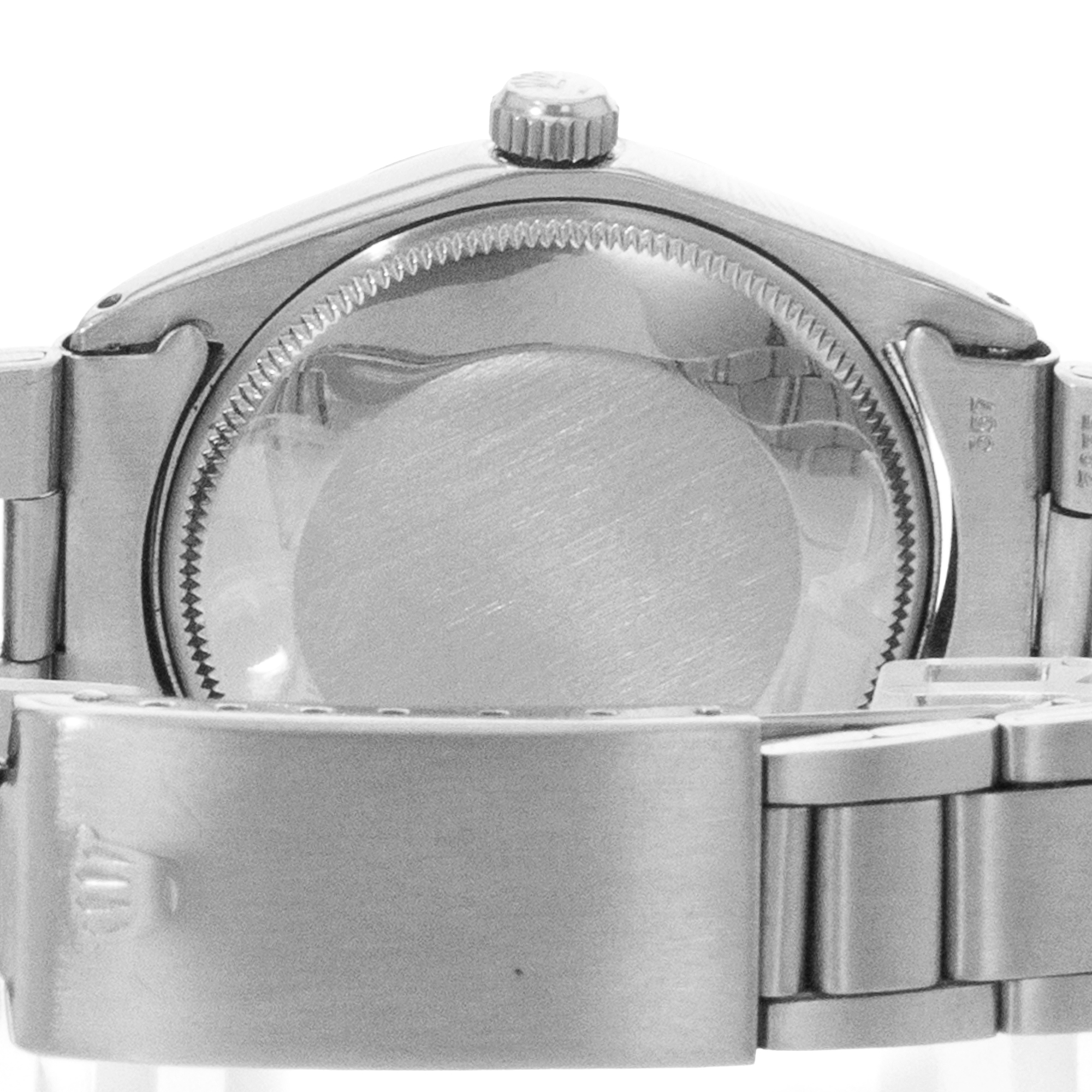 Rolex Oyster Perpetual 34 1003 Grey Mosaic Steel Folded Oyster Mens Watch 1972 thumbnail 10