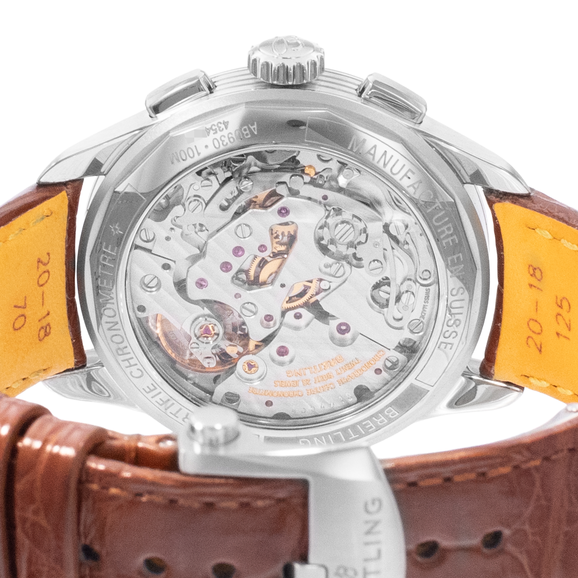 Breitling Premier B09 AB0930D31L1P1 40mm Green Arabic Steel Mens Watch 2025 thumbnail 10