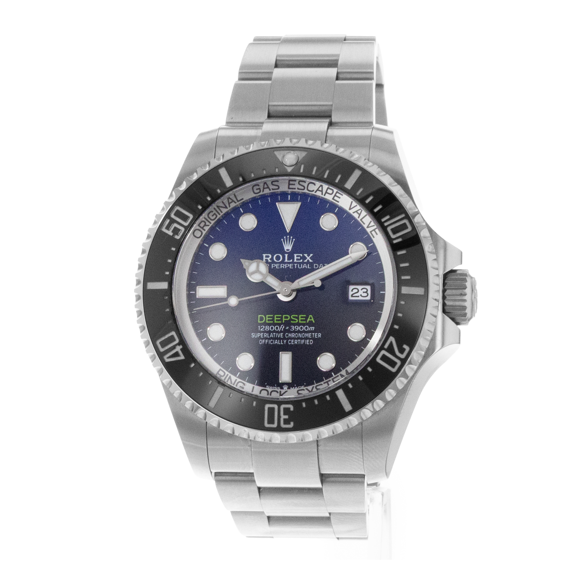 Rolex Sea-Dweller Deepsea 136660 James Cameron Blue Mens Steeel Diver Watch 2024 thumbnail 4