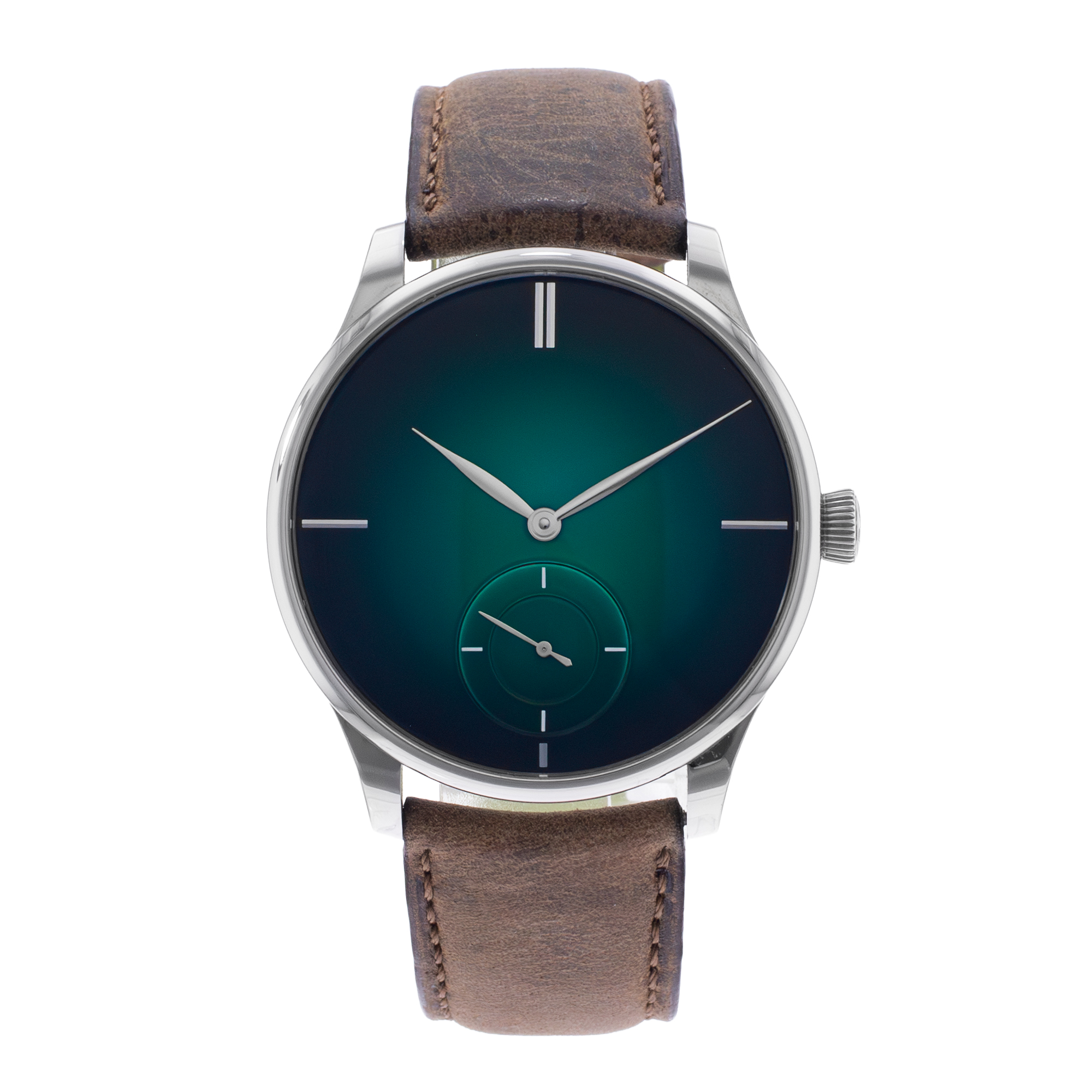 H.Moser & Cie. Venturer 2327-1202 13mm Green Steel Manual Wind Mens Watch 2019 thumbnail 2