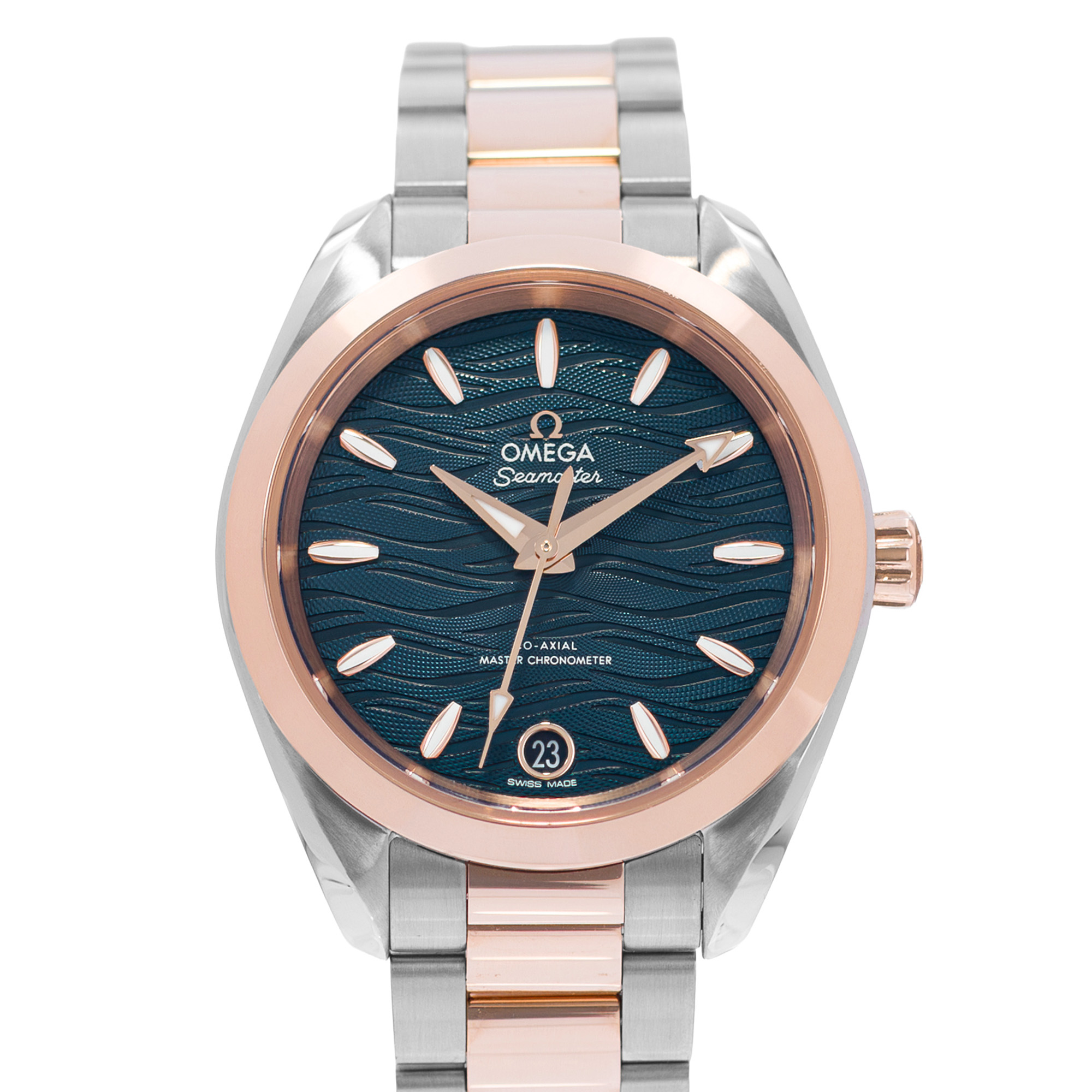 Omega Seamaster Aqua Terra 220.20.34.20.03.001 34mm Blue Steel Ladies Watch 2023 thumbnail 1