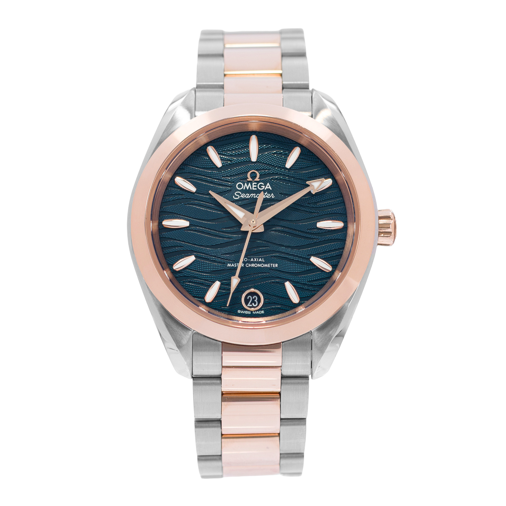 Omega Seamaster Aqua Terra 220.20.34.20.03.001 34mm Blue Steel Ladies Watch 2023 thumbnail 2