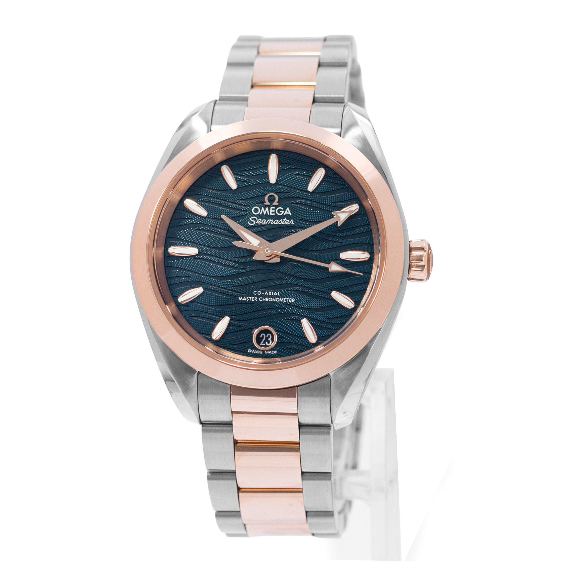 Omega Seamaster Aqua Terra 220.20.34.20.03.001 34mm Blue Steel Ladies Watch 2023 thumbnail 4