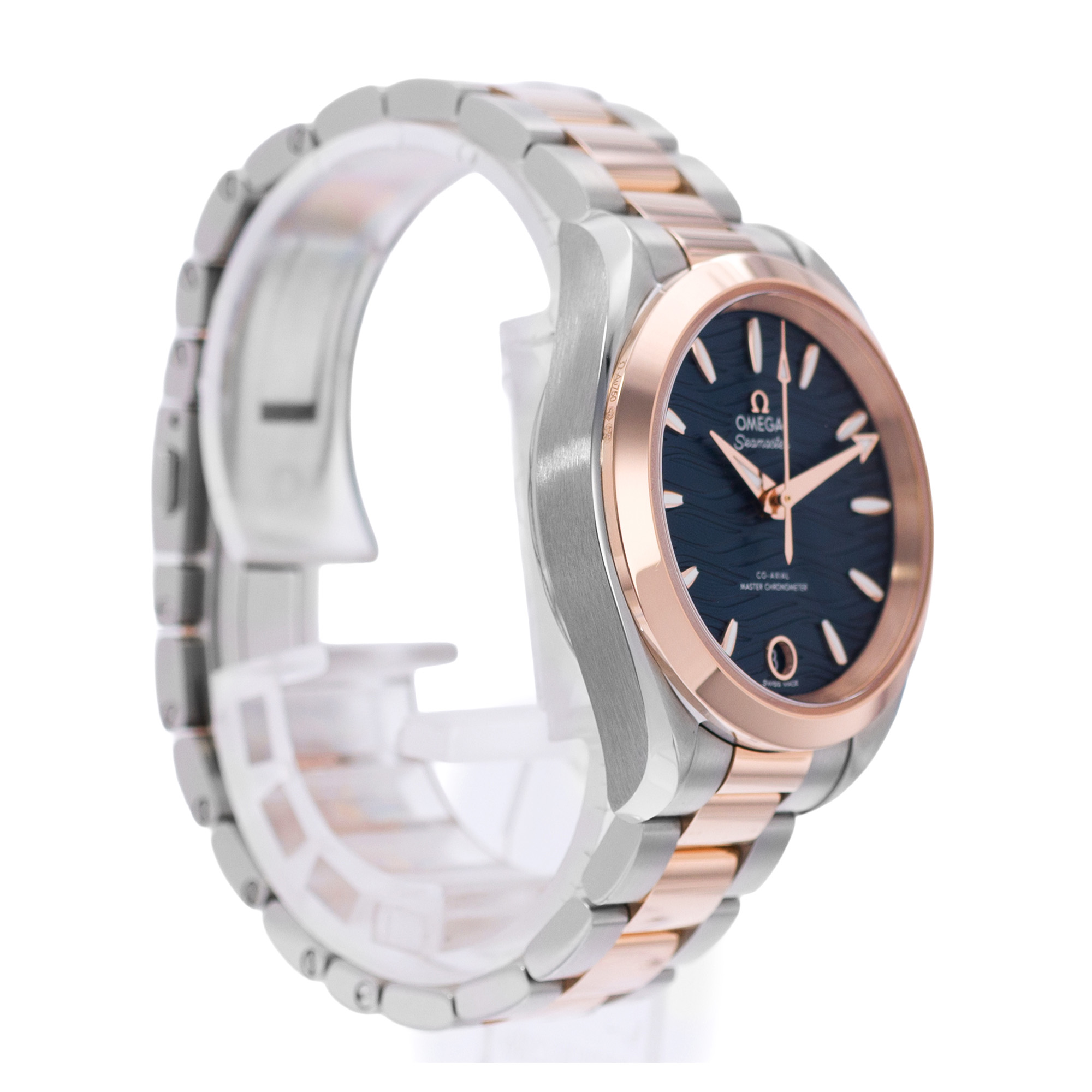Omega Seamaster Aqua Terra 220.20.34.20.03.001 34mm Blue Steel Ladies Watch 2023 thumbnail 6