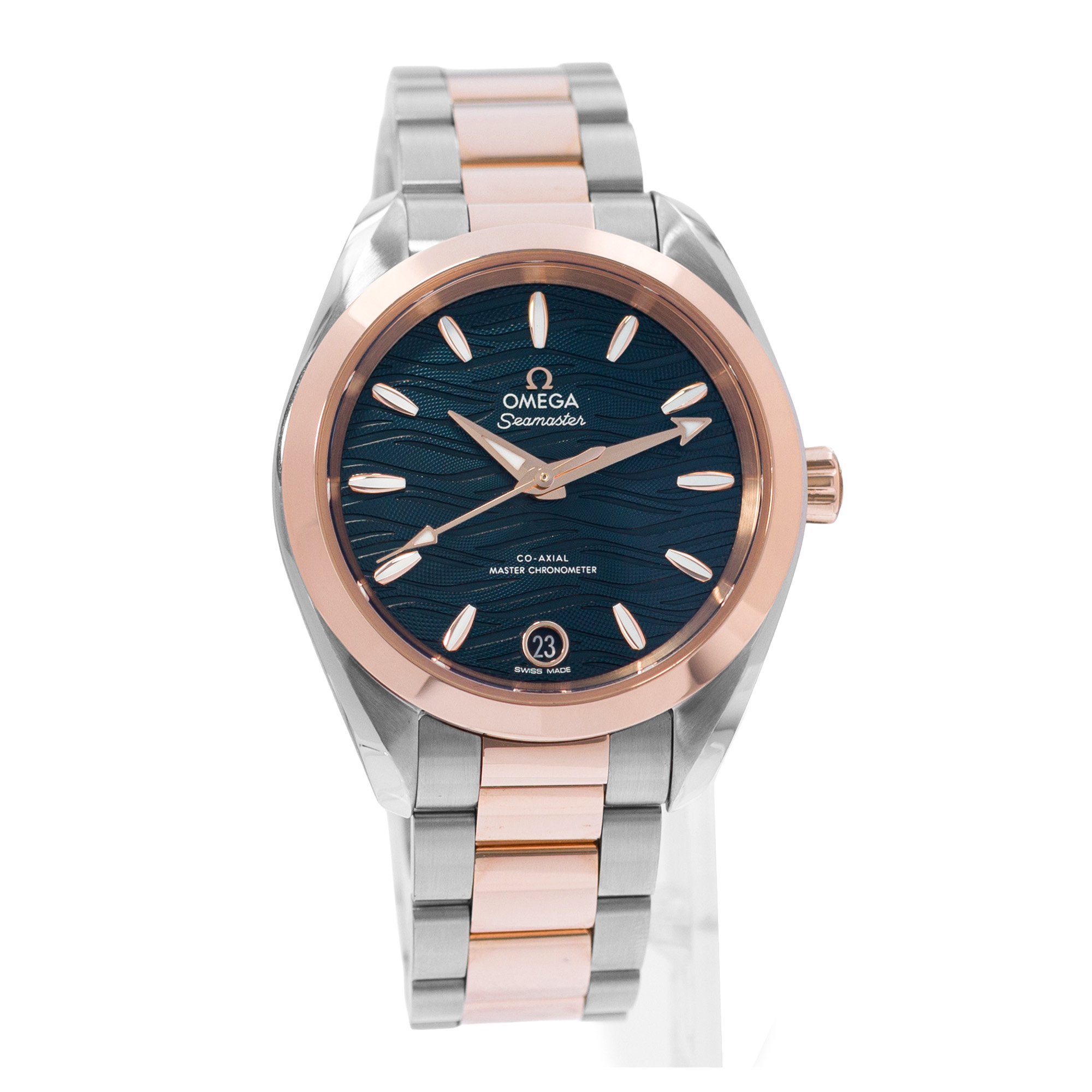 Omega Seamaster Aqua Terra 220.20.34.20.03.001 34mm Blue Steel Ladies Watch 2023 thumbnail 7