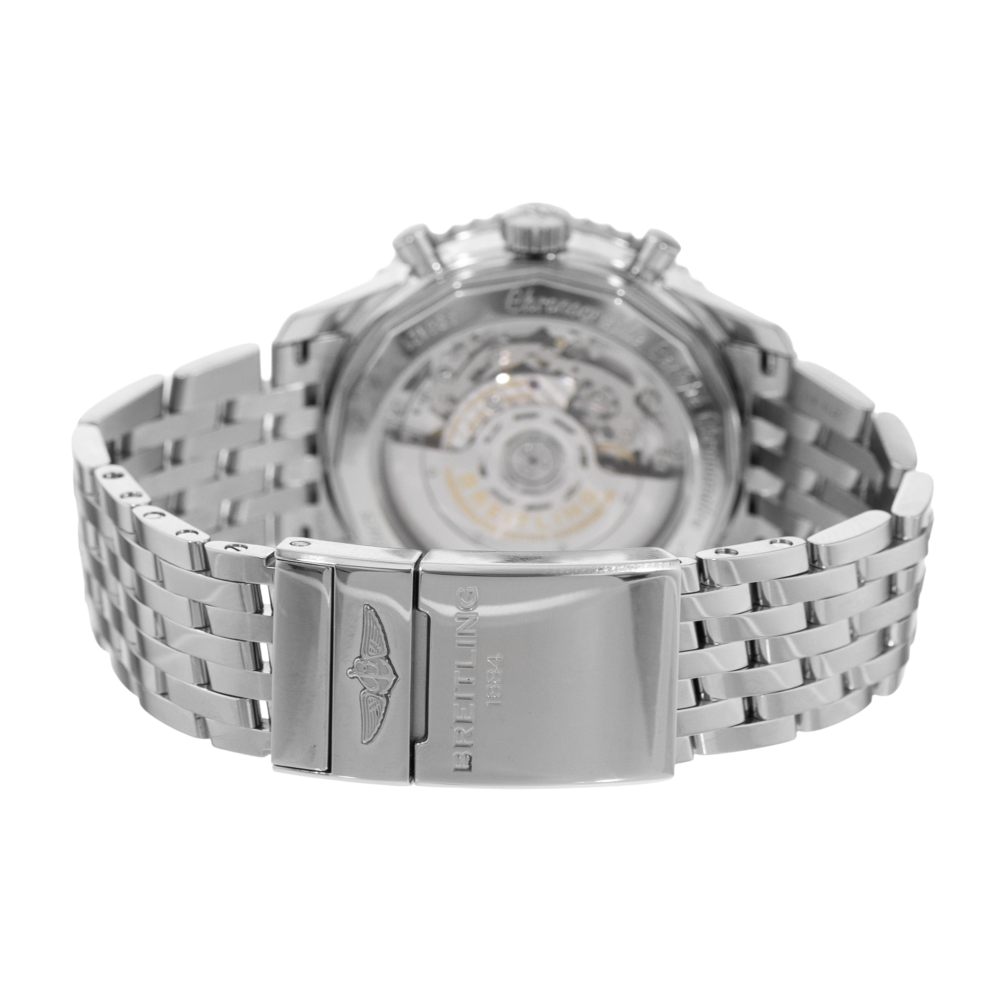 Breitling Navitimer 1 B01 Chronograph AB0121 Black Dial Steel Mens Watch thumbnail 7