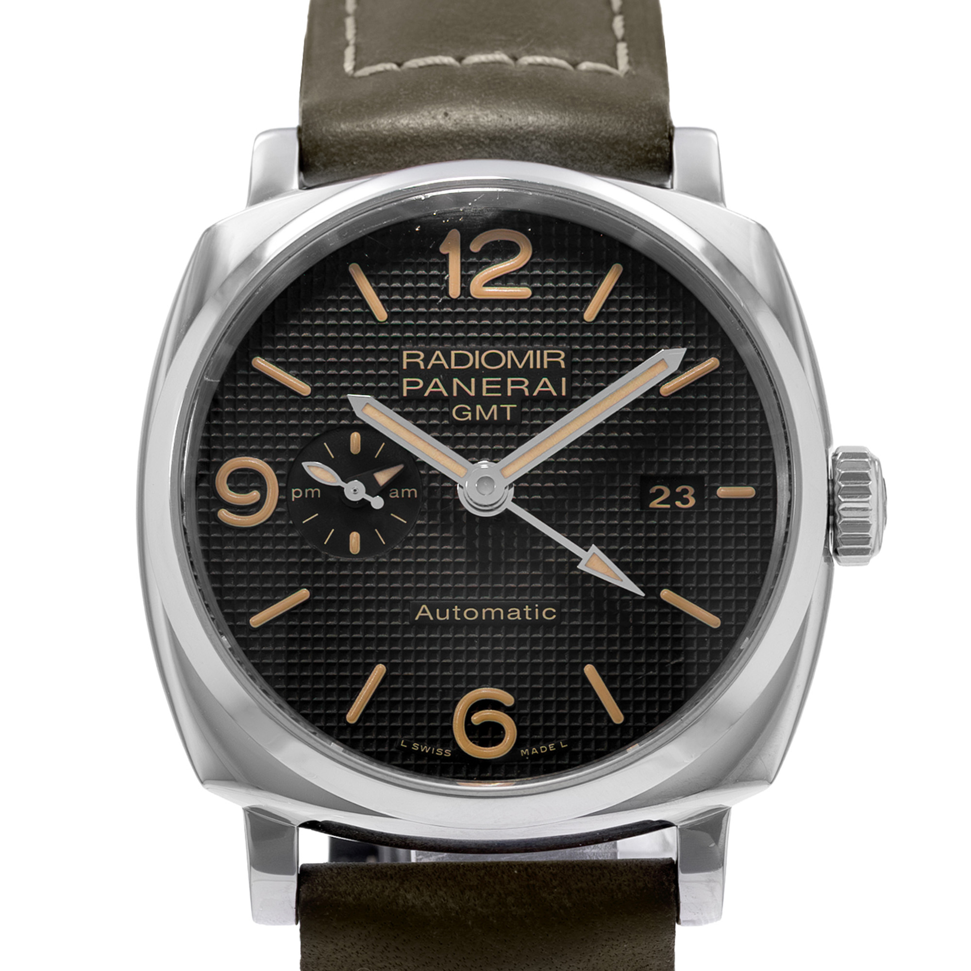 Panerai Radiomir 1940 3 Days Automatic PAM 00627 45mm Black Steel Box Papers thumbnail 1