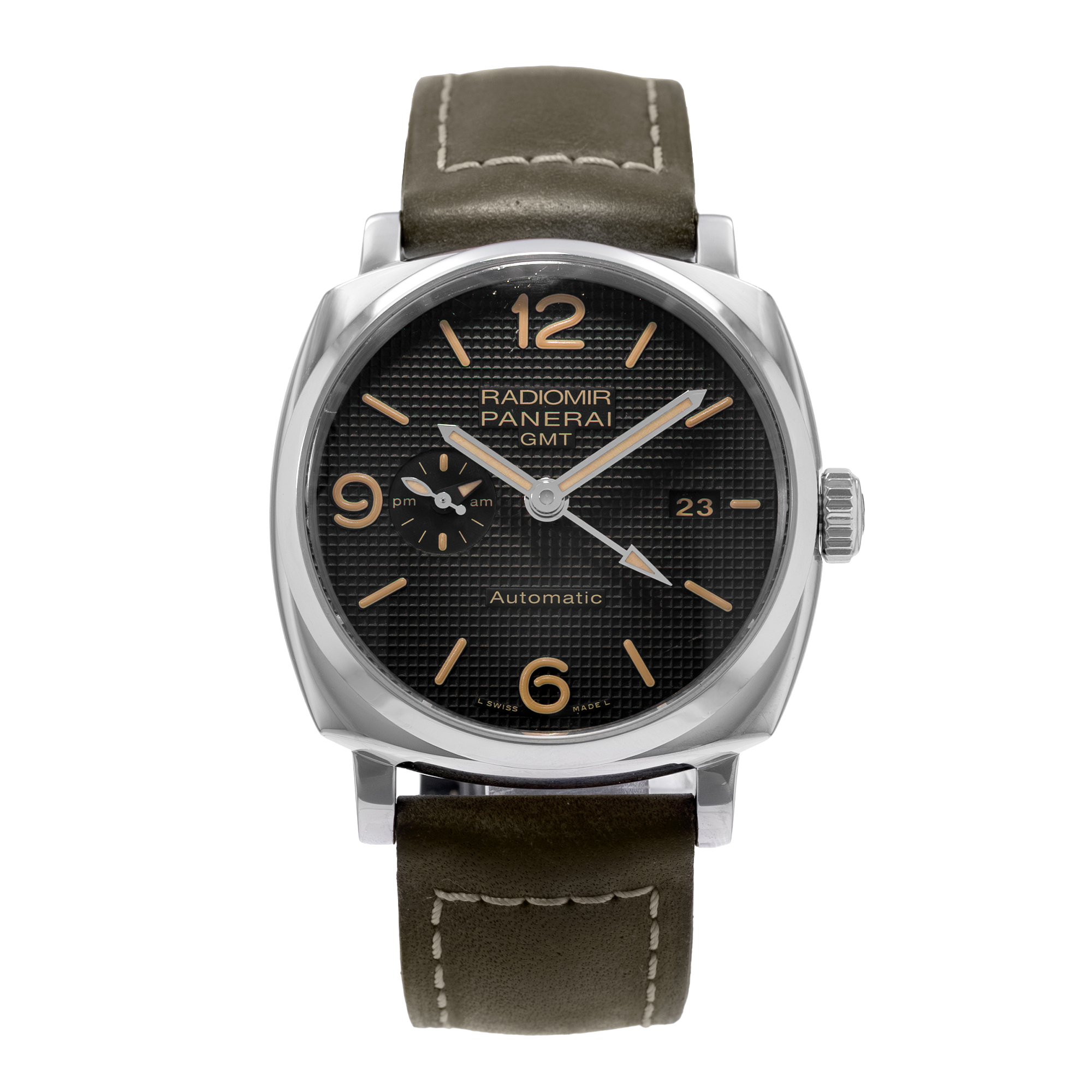 Panerai Radiomir 1940 3 Days Automatic PAM 00627 45mm Black Steel Box Papers thumbnail 2
