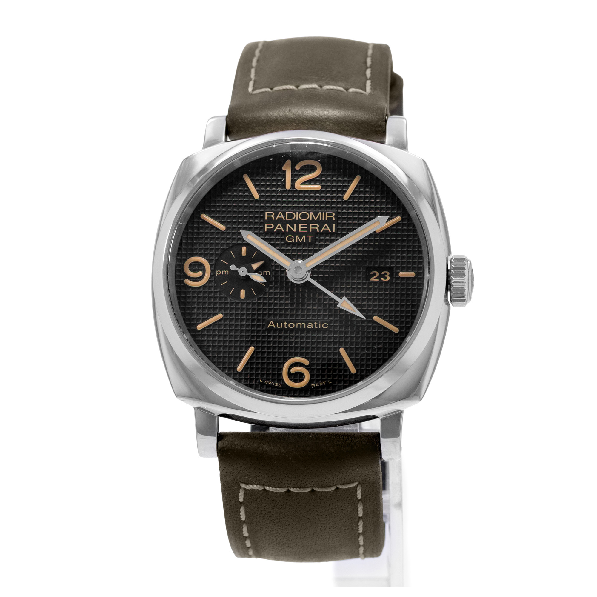 Panerai Radiomir 1940 3 Days Automatic PAM 00627 45mm Black Steel Box Papers thumbnail 4