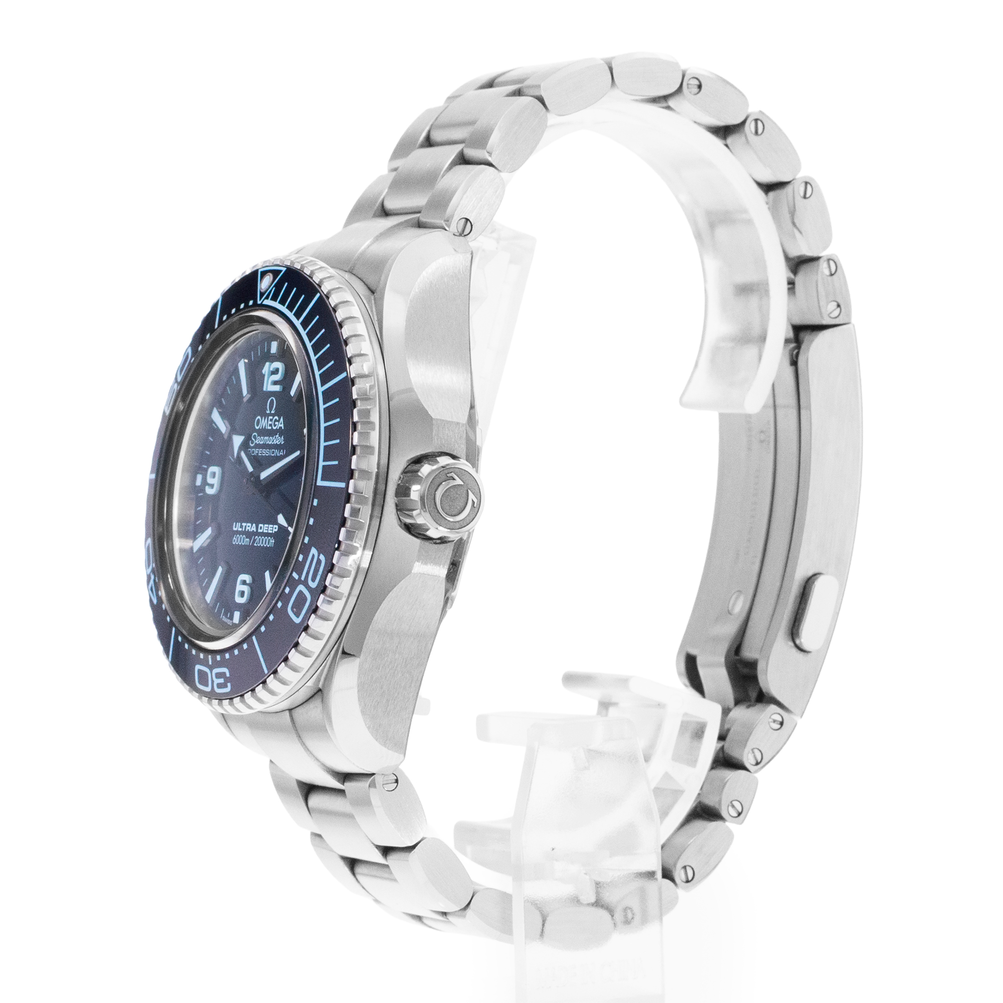 Omega Seamaster Ultra Deep 6000M 215.30.46.21.03.002 45mm Blue Steel Mens Watch thumbnail 6