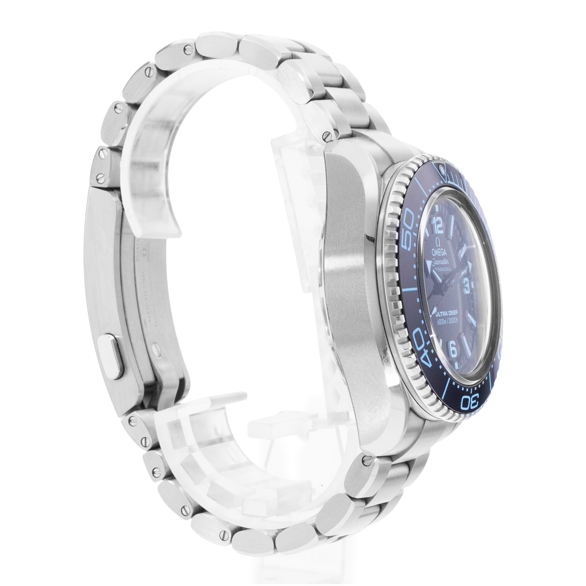 Omega Seamaster Ultra Deep 6000M 215.30.46.21.03.002 45mm Blue Steel Mens Watch thumbnail 7