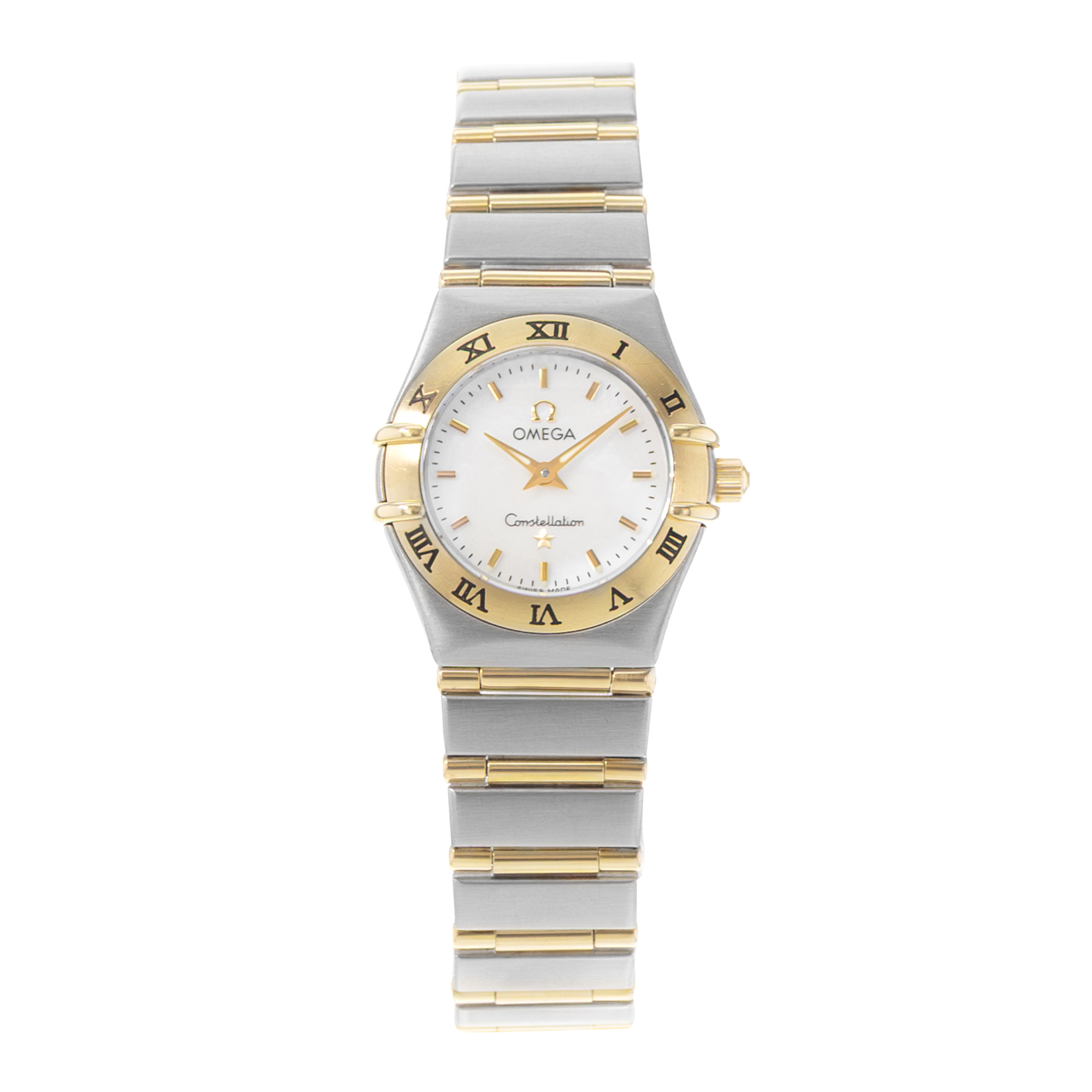 Omega Constellation 795.1203 22mm Mother of Pearl Yellow Gold Ladies Watch 1998 thumbnail 2