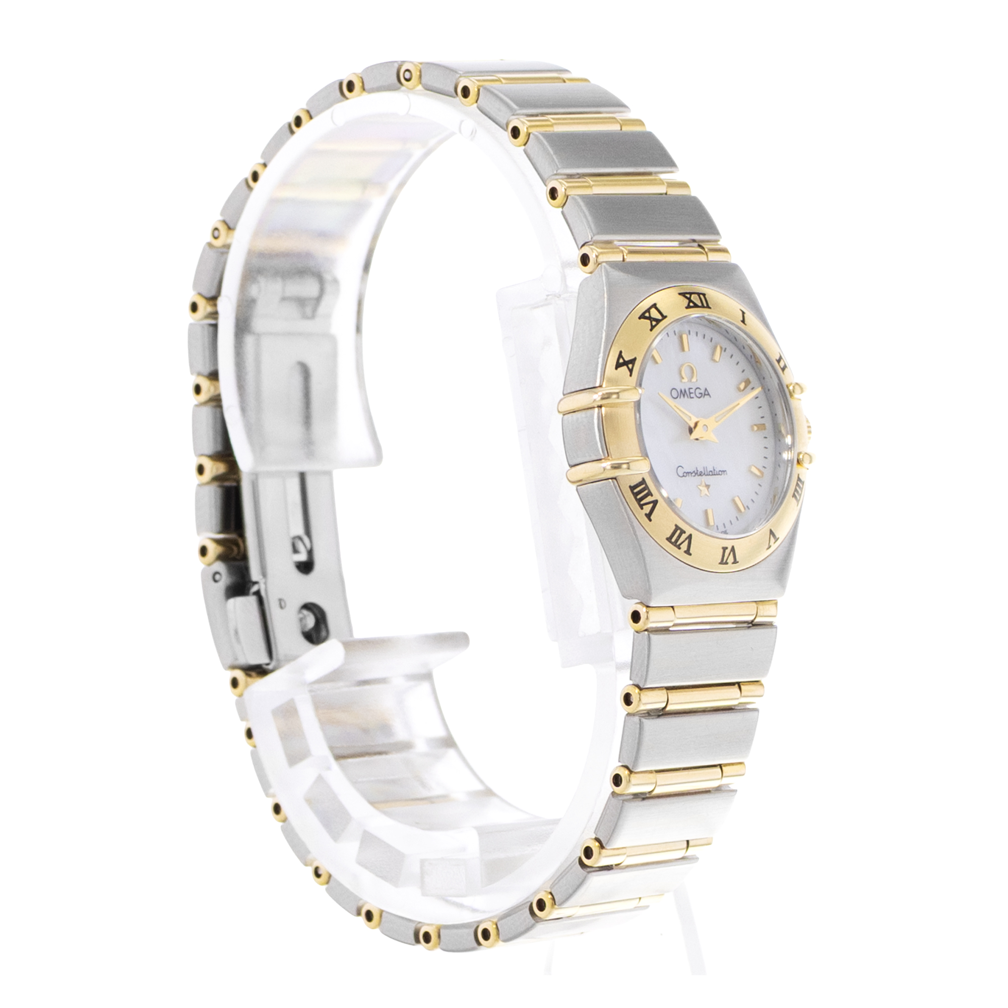 Omega Constellation 795.1203 22mm Mother of Pearl Yellow Gold Ladies Watch 1998 thumbnail 5