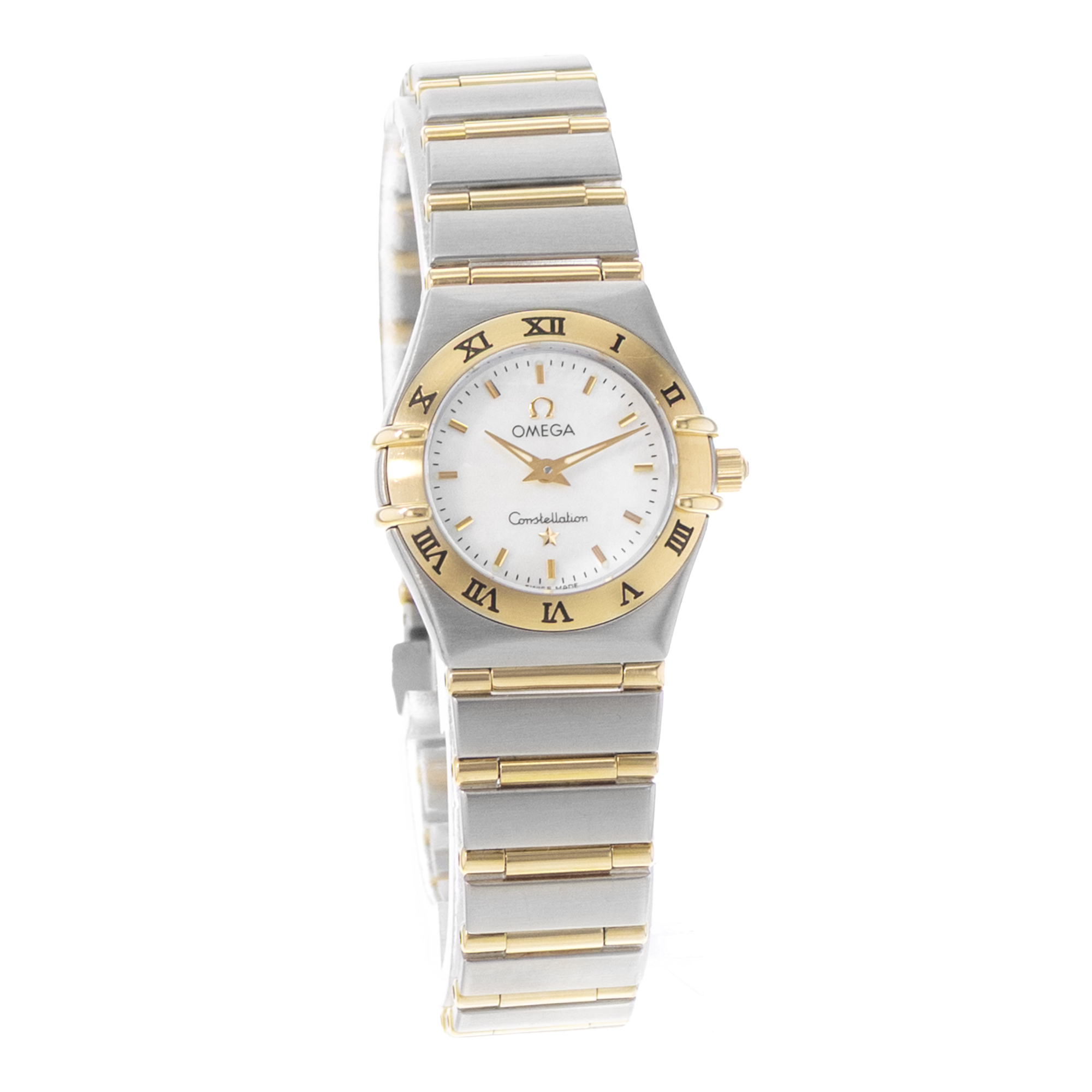 Omega Constellation 795.1203 22mm Mother of Pearl Yellow Gold Ladies Watch 1998 thumbnail 6