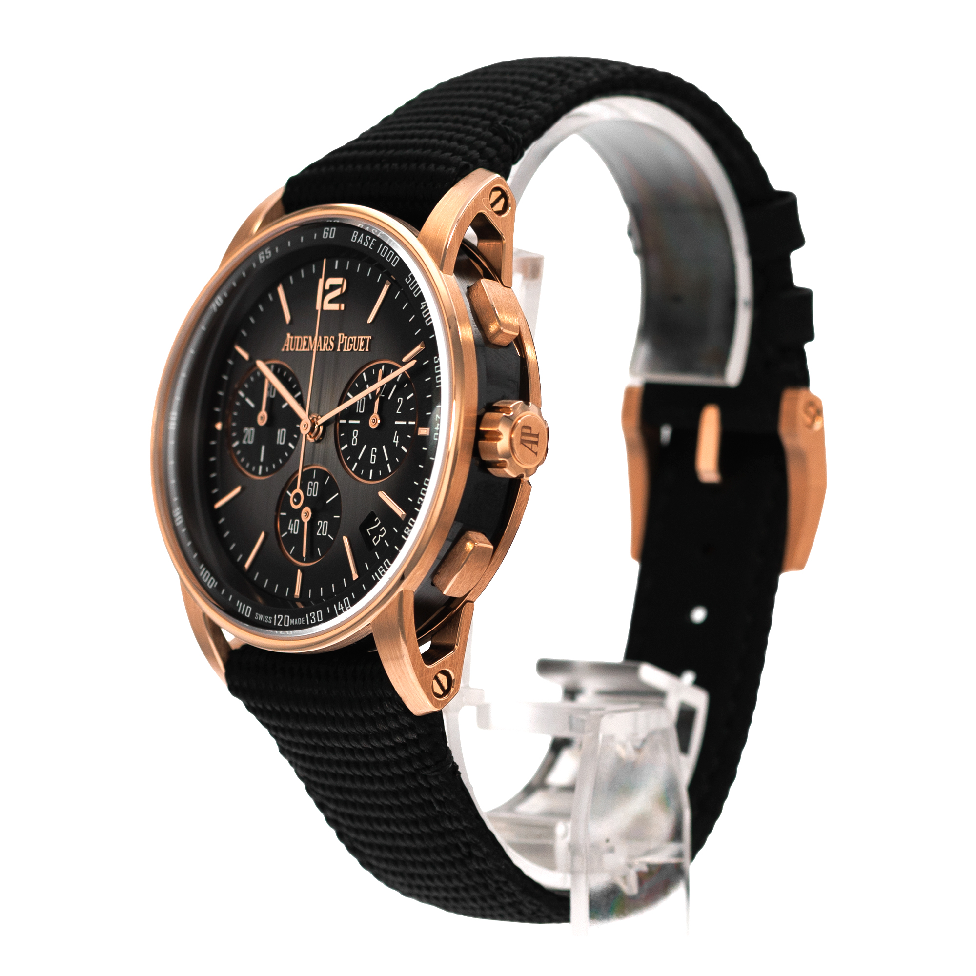 Audemars Piguet Code 11.59 26393NR.OO.A002KB.01 Grey Smoked Rose Gold Mens Watch thumbnail 4