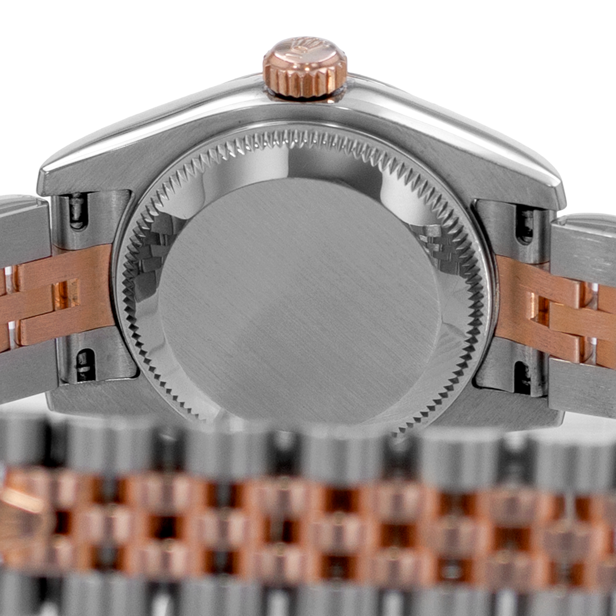 Rolex Datejust 26 179171 Diamond Mother of Pearl Steel Rose Gold Ladies Watch thumbnail 10