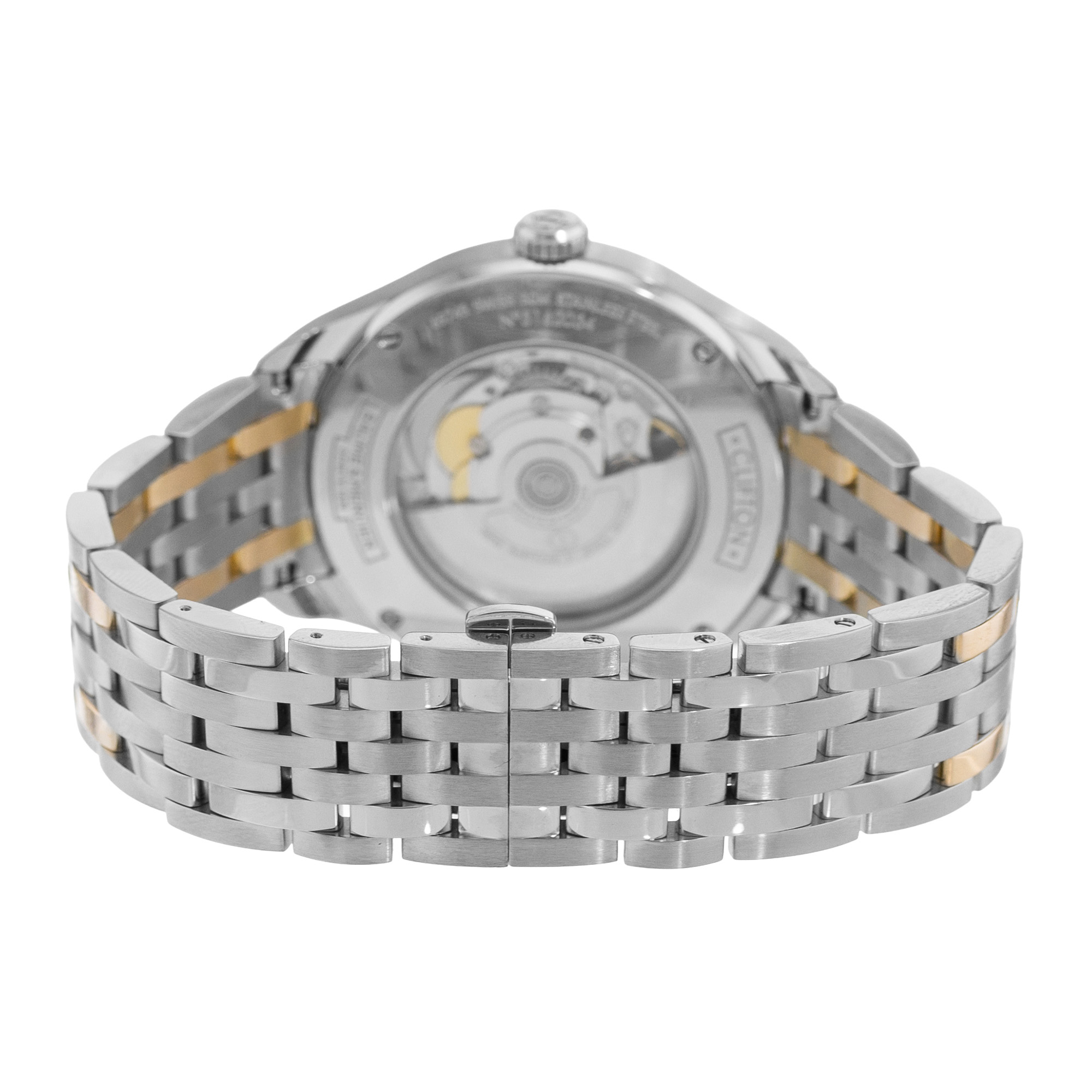 Baume & Mercier Clifton M0A10140 39mm Silver Steel Gold Mens Dress Watch 2020 thumbnail 8