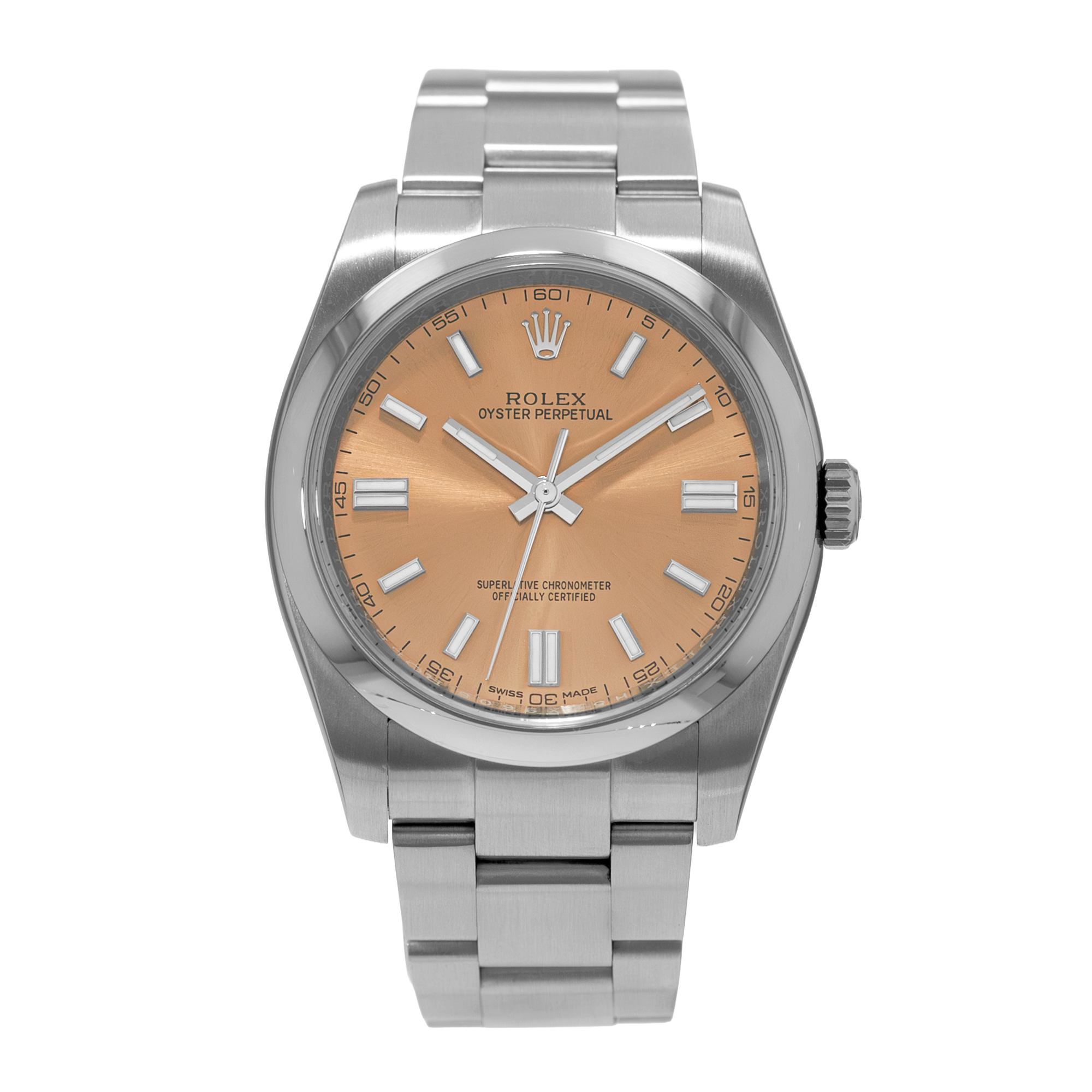 Rolex Oyster Perpetual 36 116000 White Grape Smooth Steel Oyster Mens Watch 2011 thumbnail 2