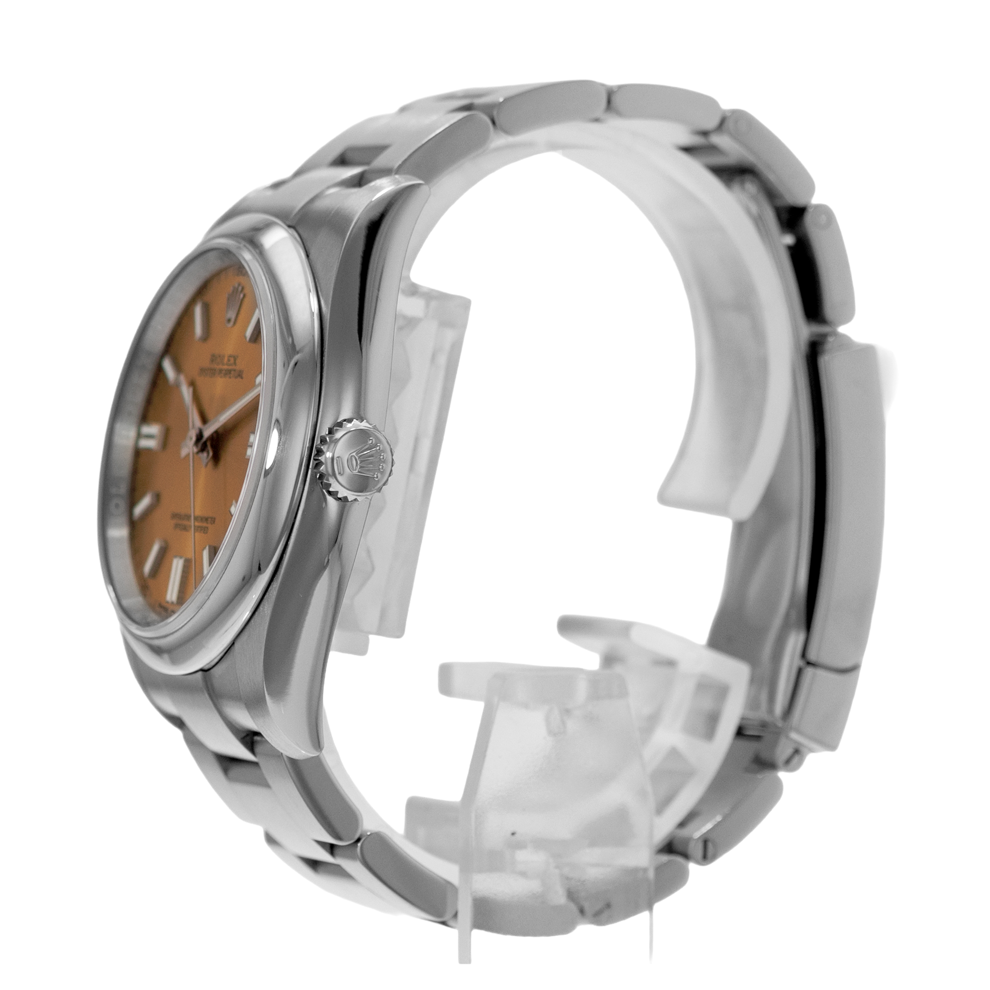 Rolex Oyster Perpetual 36 116000 White Grape Smooth Steel Oyster Mens Watch 2011 thumbnail 5