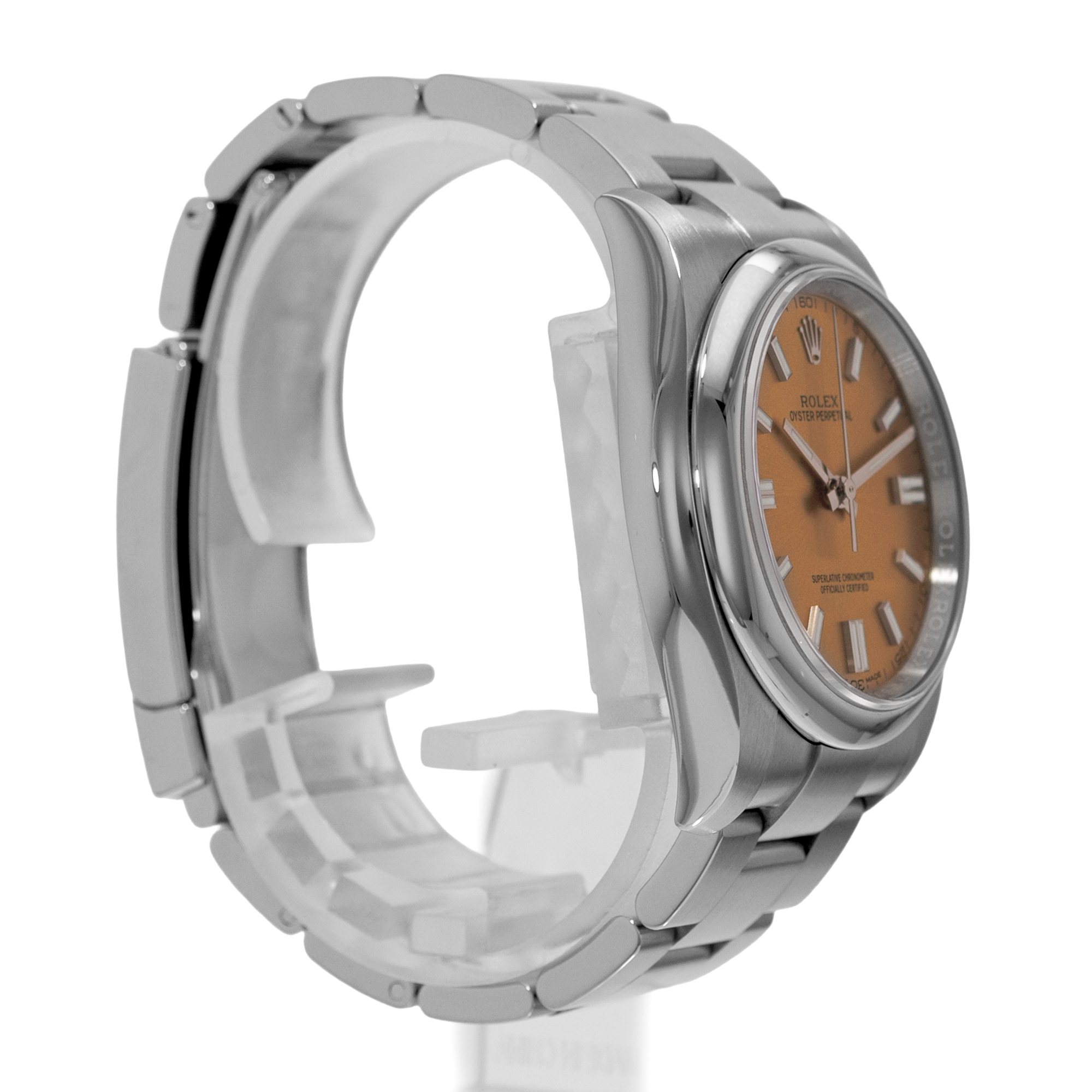Rolex Oyster Perpetual 36 116000 White Grape Smooth Steel Oyster Mens Watch 2011 thumbnail 6
