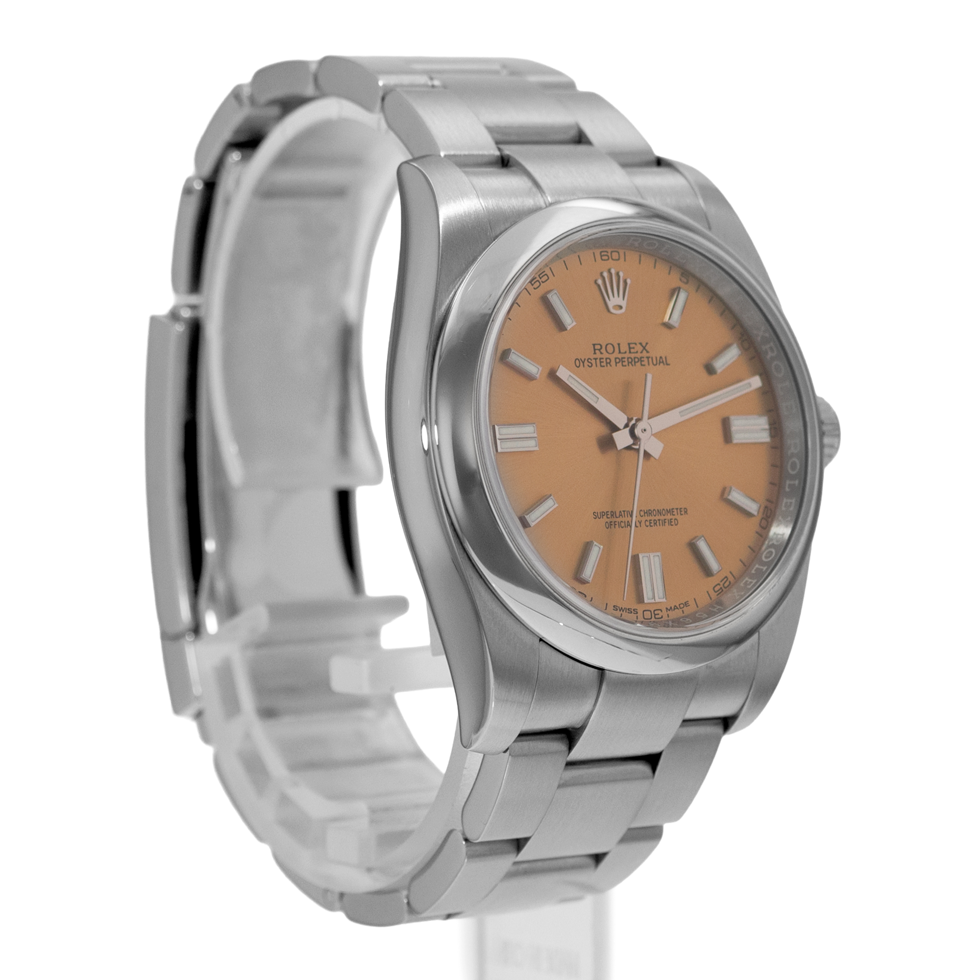 Rolex Oyster Perpetual 36 116000 White Grape Smooth Steel Oyster Mens Watch 2011 thumbnail 7