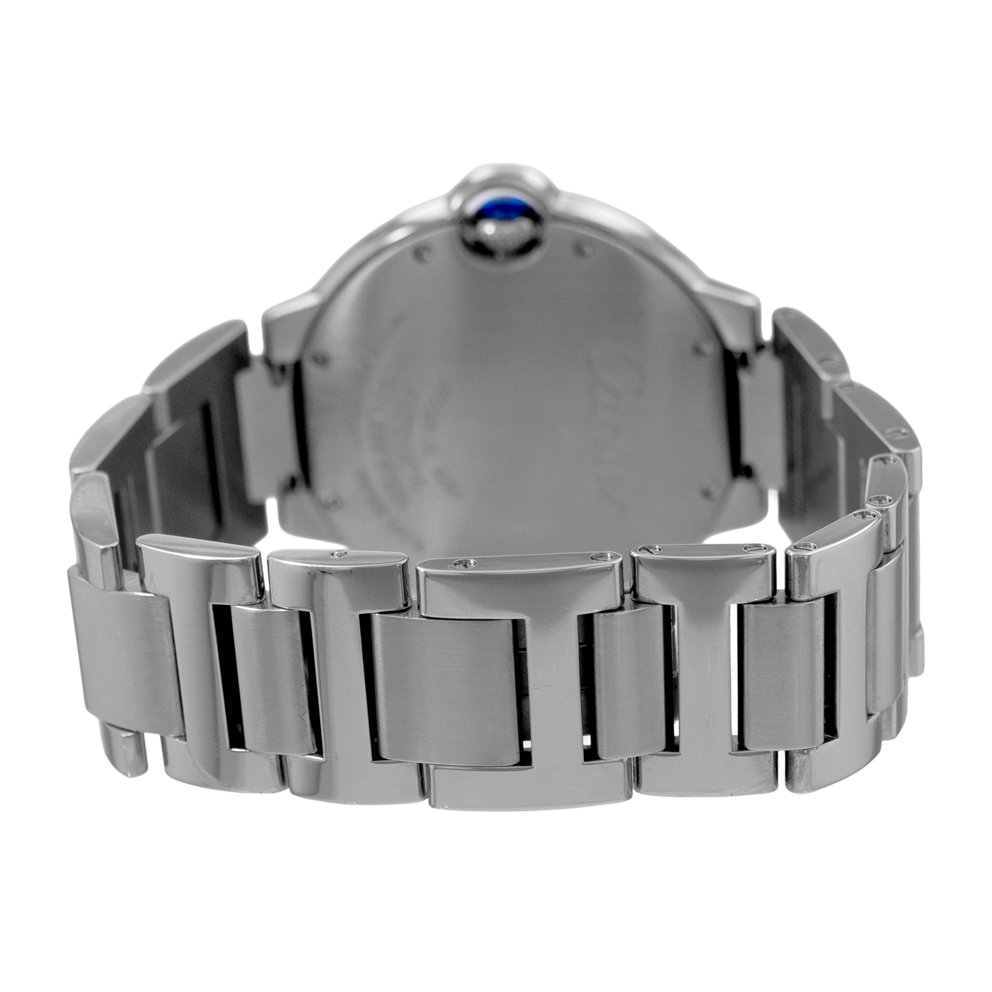 Cartier Ballon Bleu 36mm W6920046 3284 Silver Roman Steel Smooth Mens Watch 2015 thumbnail 10
