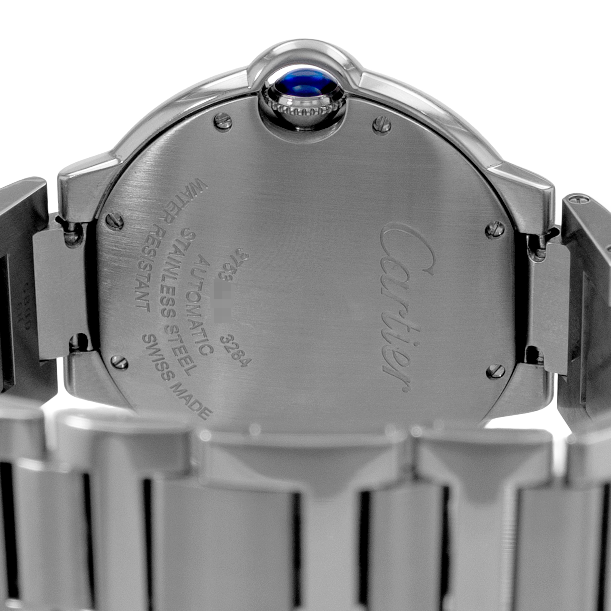 Cartier Ballon Bleu 36mm W6920046 3284 Silver Roman Steel Smooth Mens Watch 2015 thumbnail 11