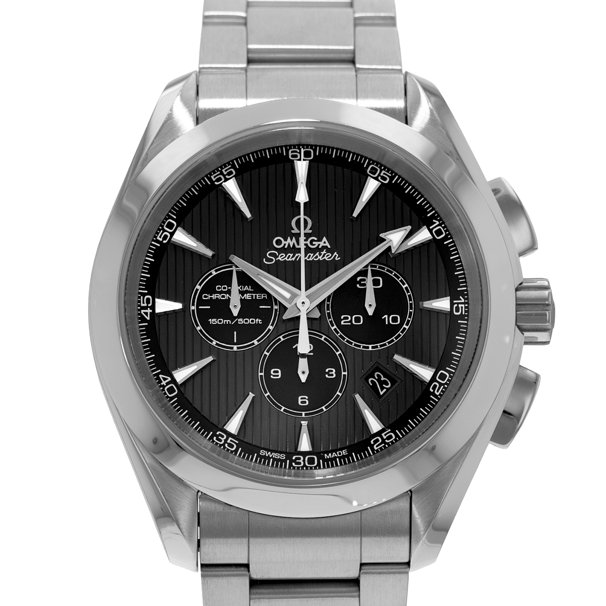 Omega Seamaster Aqua Terra 231.10.44.50.01.001 44mm Black Steel Mens Watch thumbnail 1