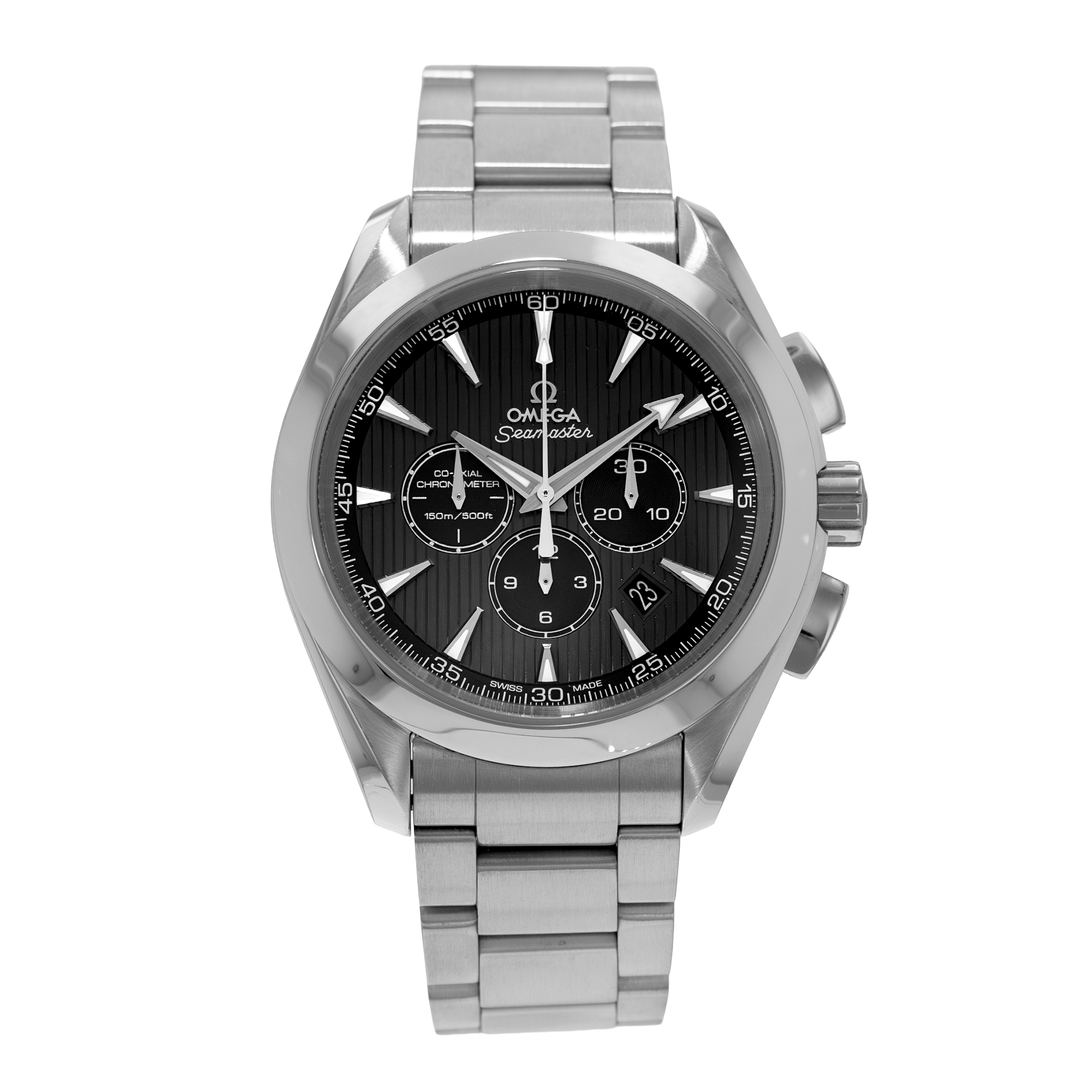 Omega Seamaster Aqua Terra 231.10.44.50.01.001 44mm Black Steel Mens Watch thumbnail 2