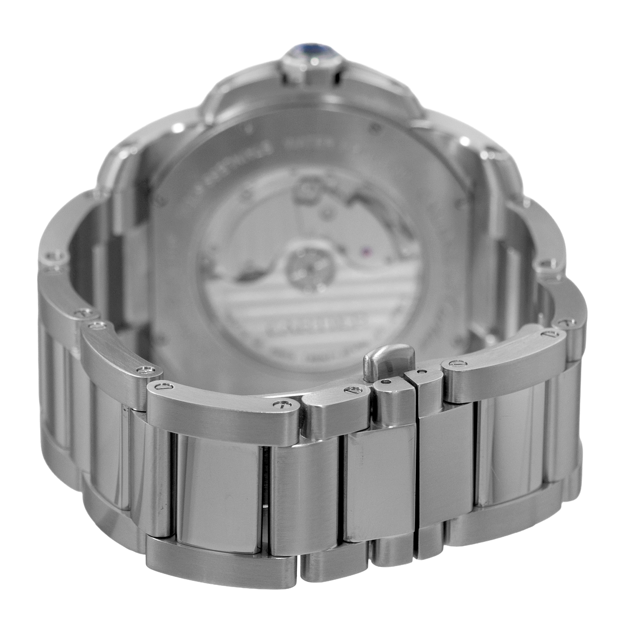 Cartier Calibre de Cartier W7100015 3389 42mm Silver Roman Steel Mens Watch 2016 thumbnail 9