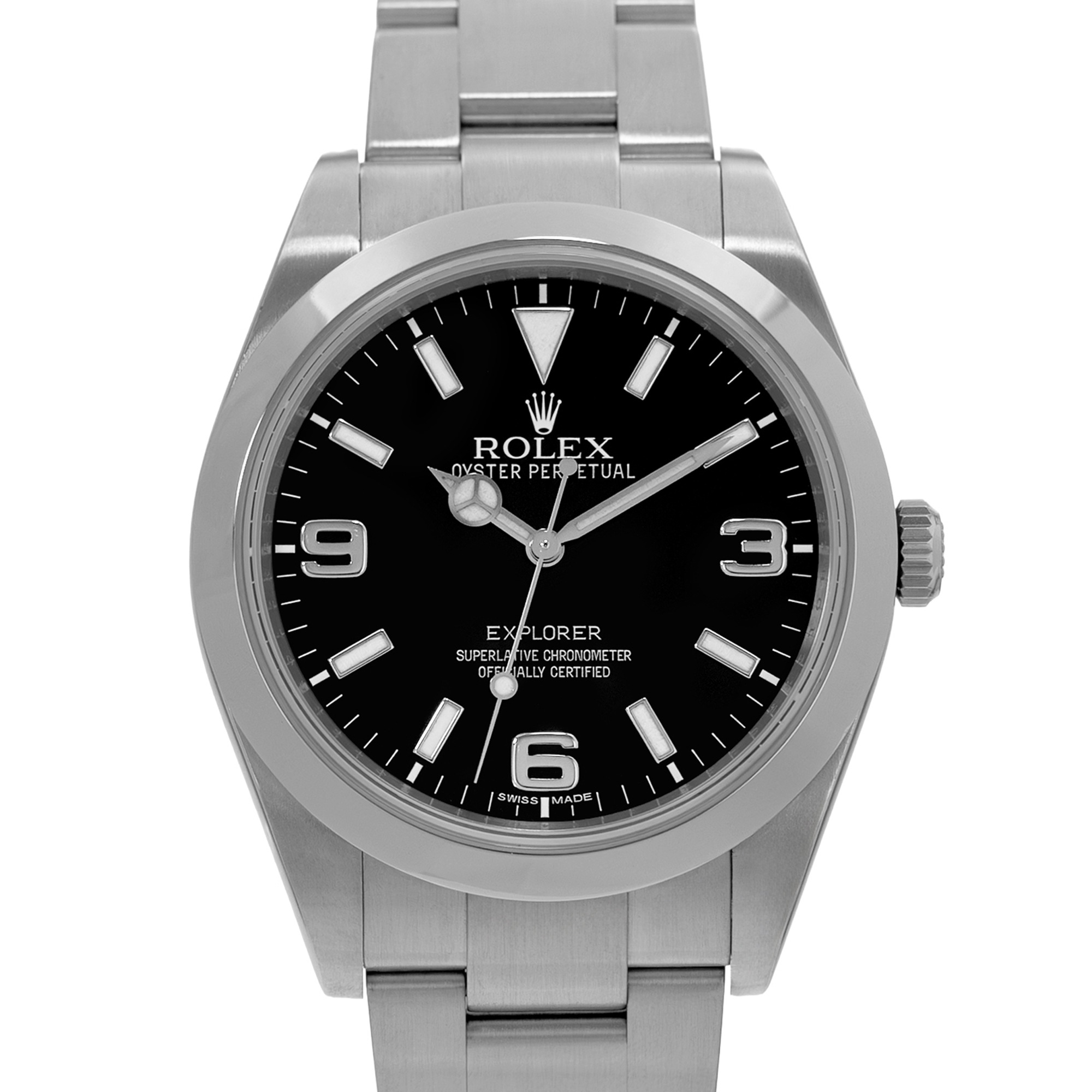 Rolex Explorer 39 214270 Black Arabic Steel Oyster Automatic Mens Watch 2018 thumbnail 1