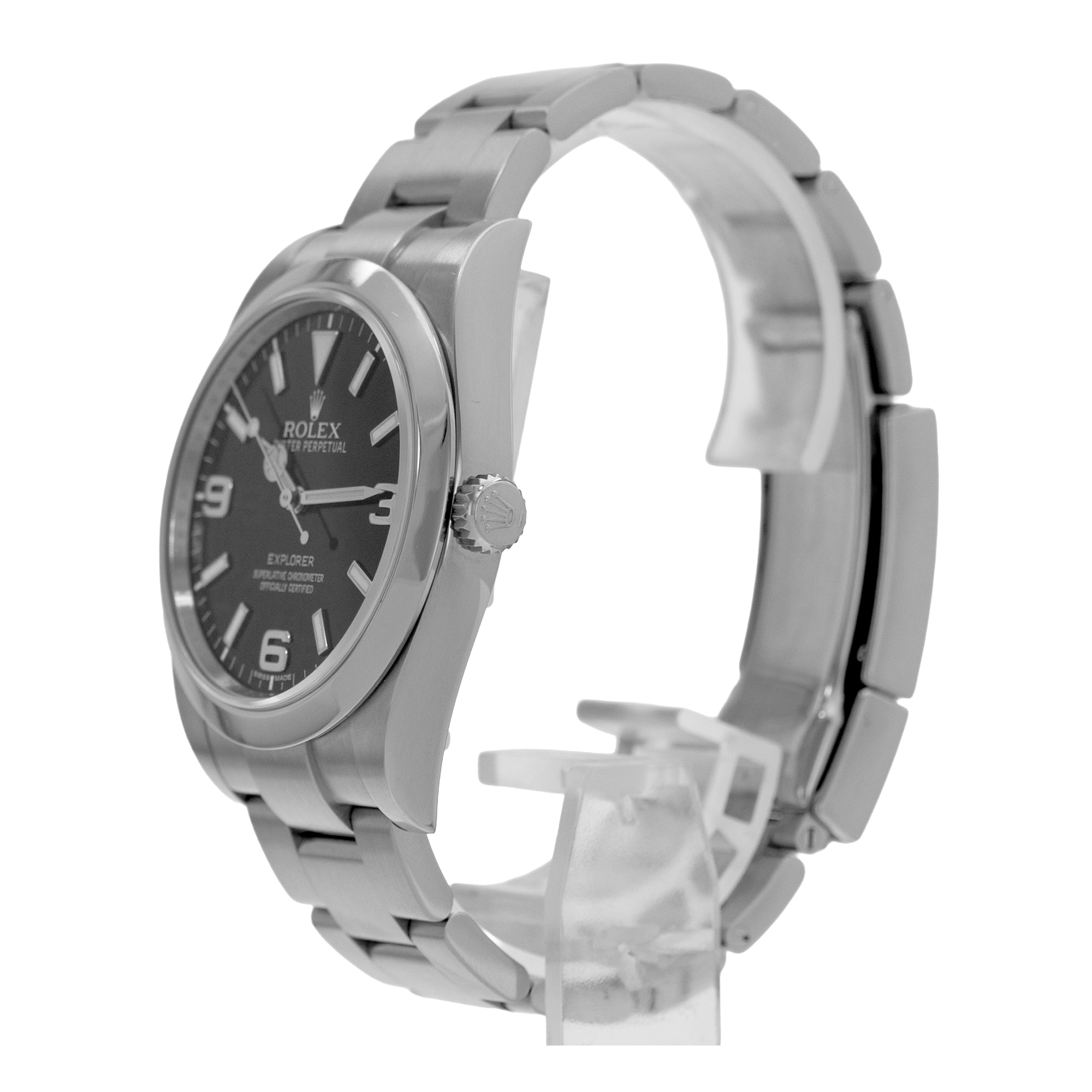 Rolex Explorer 39 214270 Black Arabic Steel Oyster Automatic Mens Watch 2018 thumbnail 5