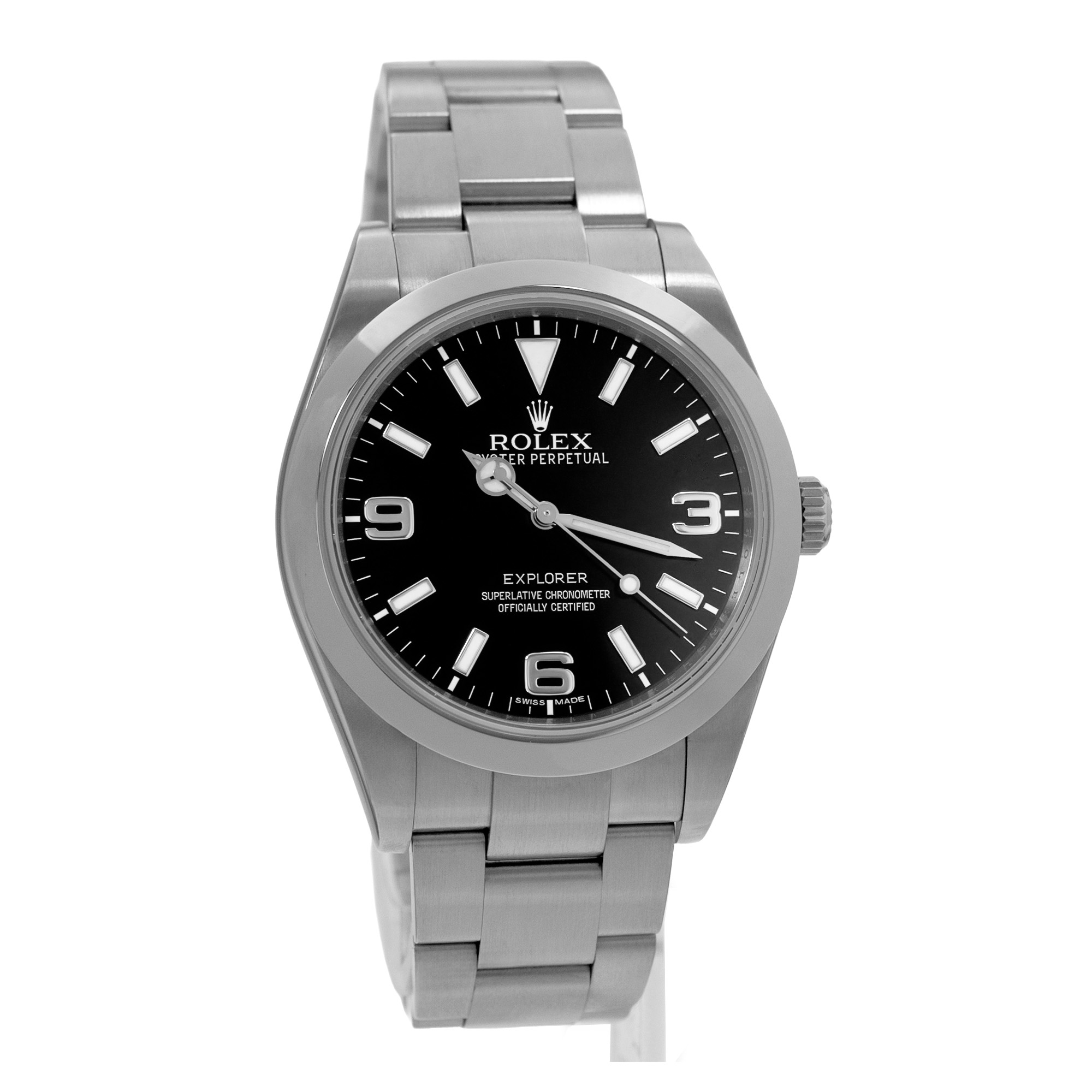 Rolex Explorer 39 214270 Black Arabic Steel Oyster Automatic Mens Watch 2018 thumbnail 7