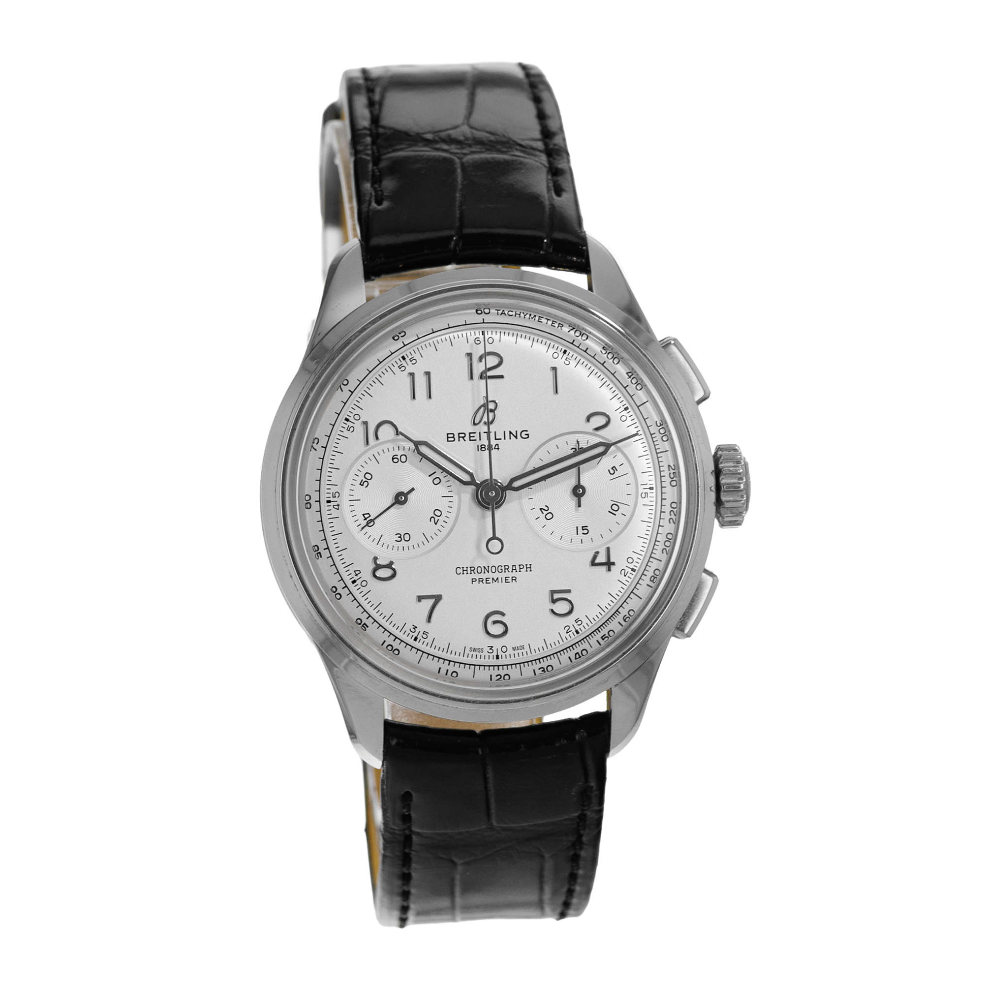 Breitling Premier B09 AB0930371G1P1 40mm Silver Steel Chronograph Mens Watch thumbnail 8