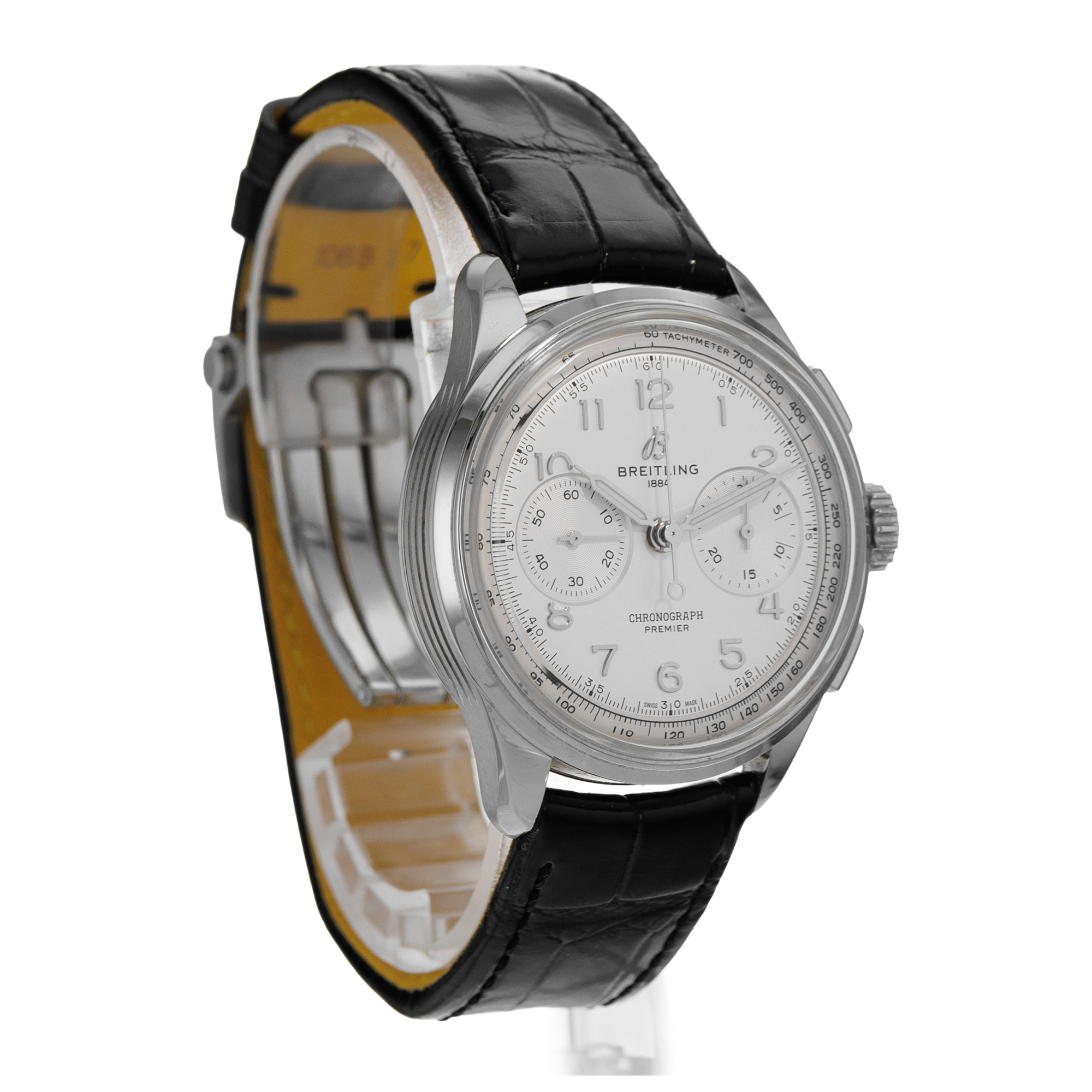 Breitling Premier B09 AB0930371G1P1 40mm Silver Steel Chronograph Mens Watch thumbnail 7