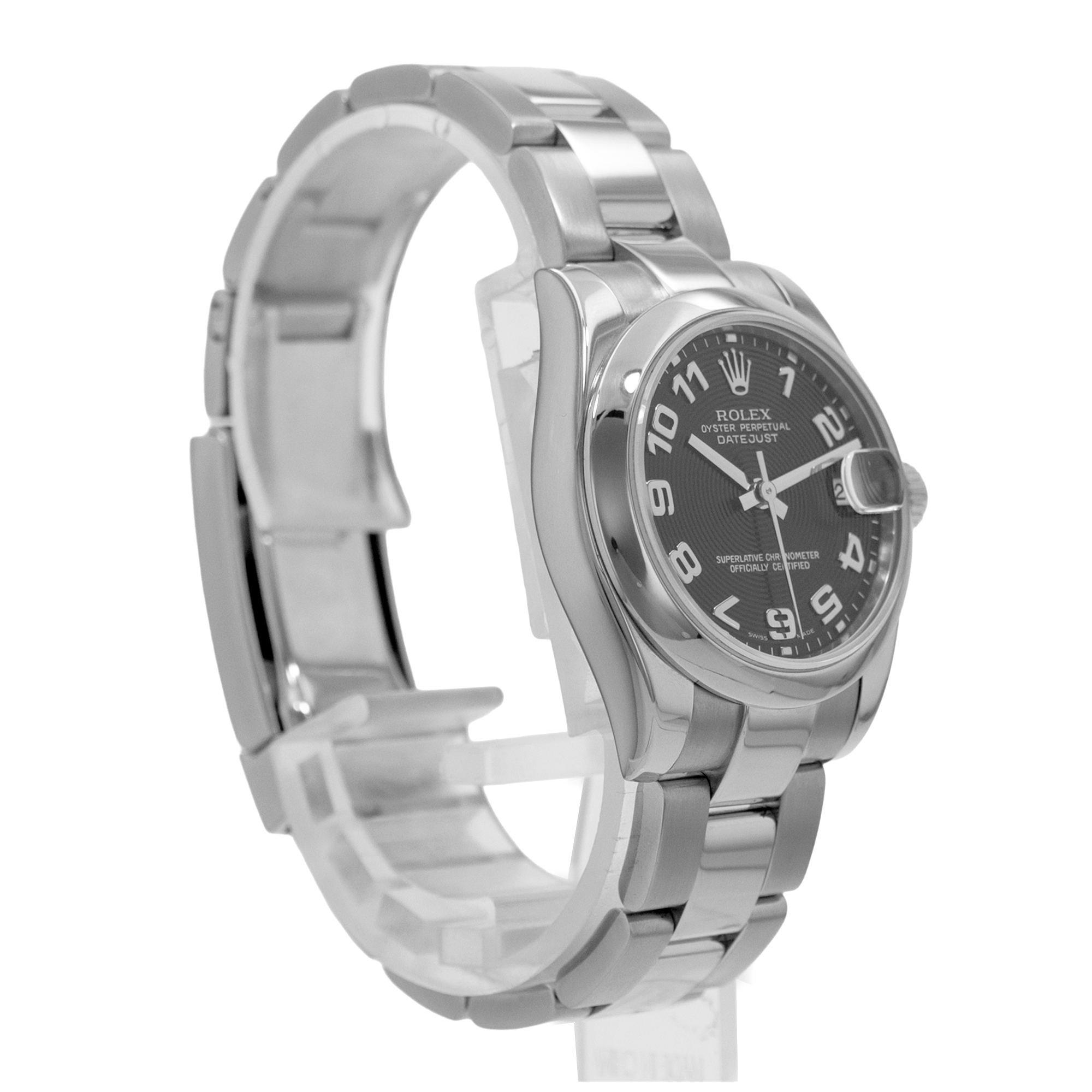 Rolex Datejust 31 178240 Black Arabic Steel Oyster Automatic Ladies Watch 2005 thumbnail 8