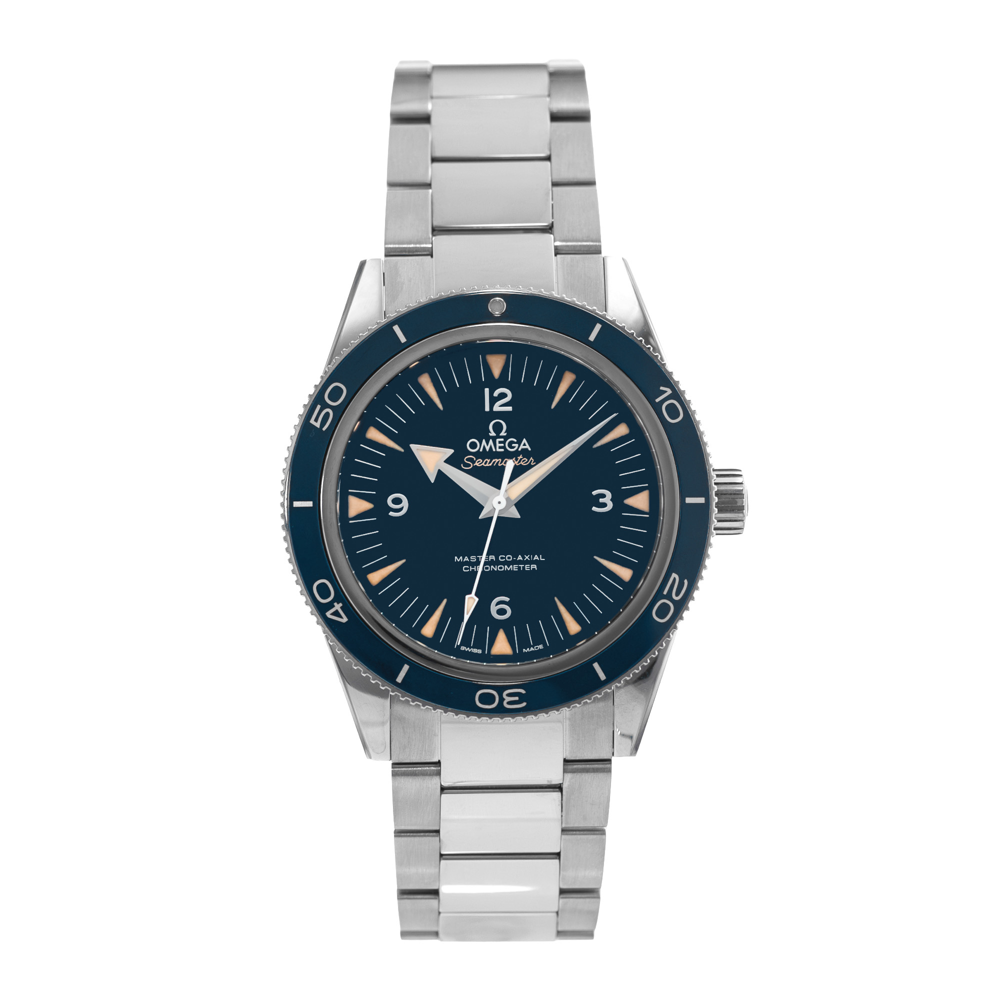 Omega Seamaster 300 233.90.41.21.03.001 41mm Blue Titanium Mens Watch 2021 thumbnail 2