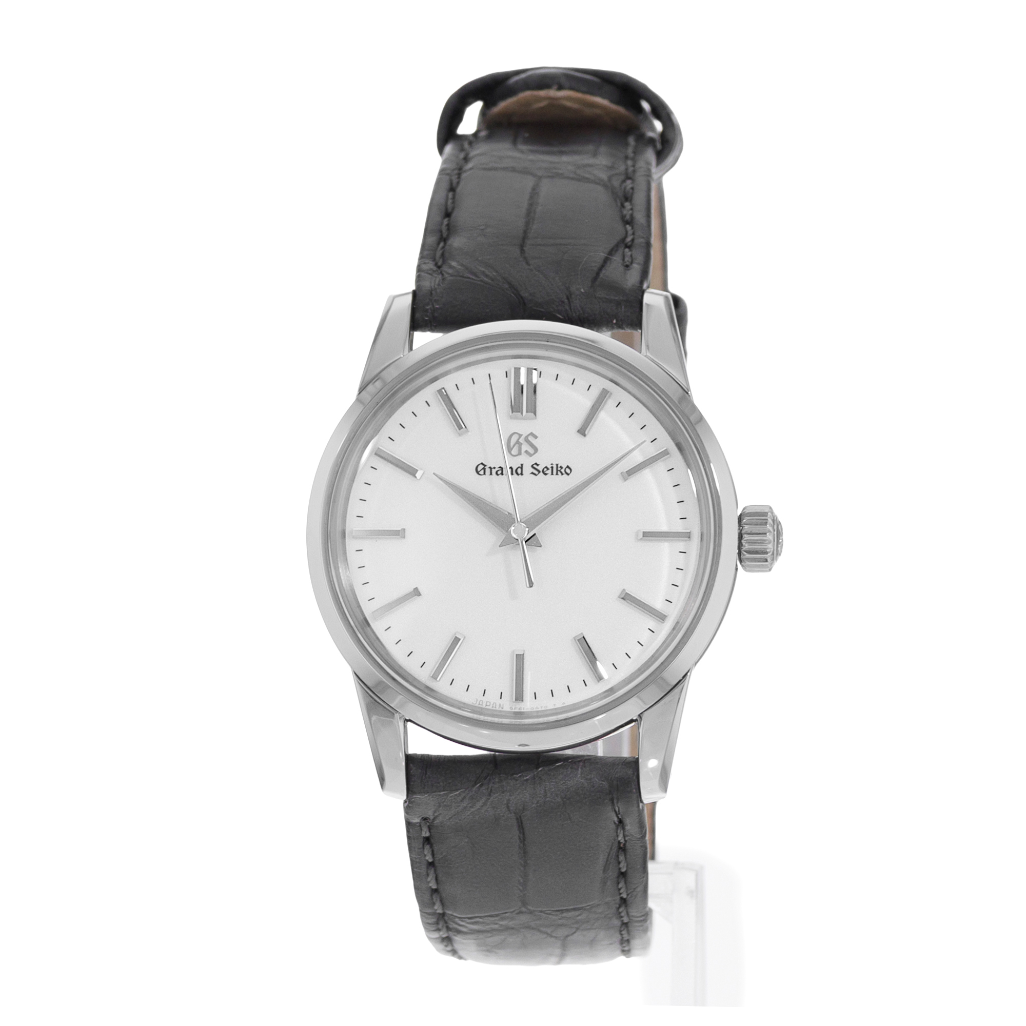 Grand Seiko Elegance SBGX347 9F61-0AR0 34mm White Steel Crocodile Quartz 2021 thumbnail 4