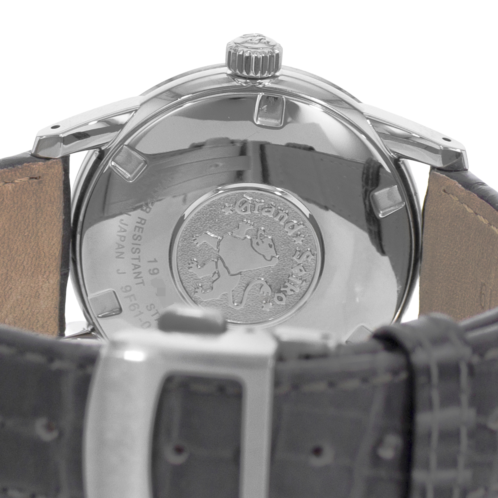 Grand Seiko Elegance SBGX347 9F61-0AR0 34mm White Steel Crocodile Quartz 2021 thumbnail 9
