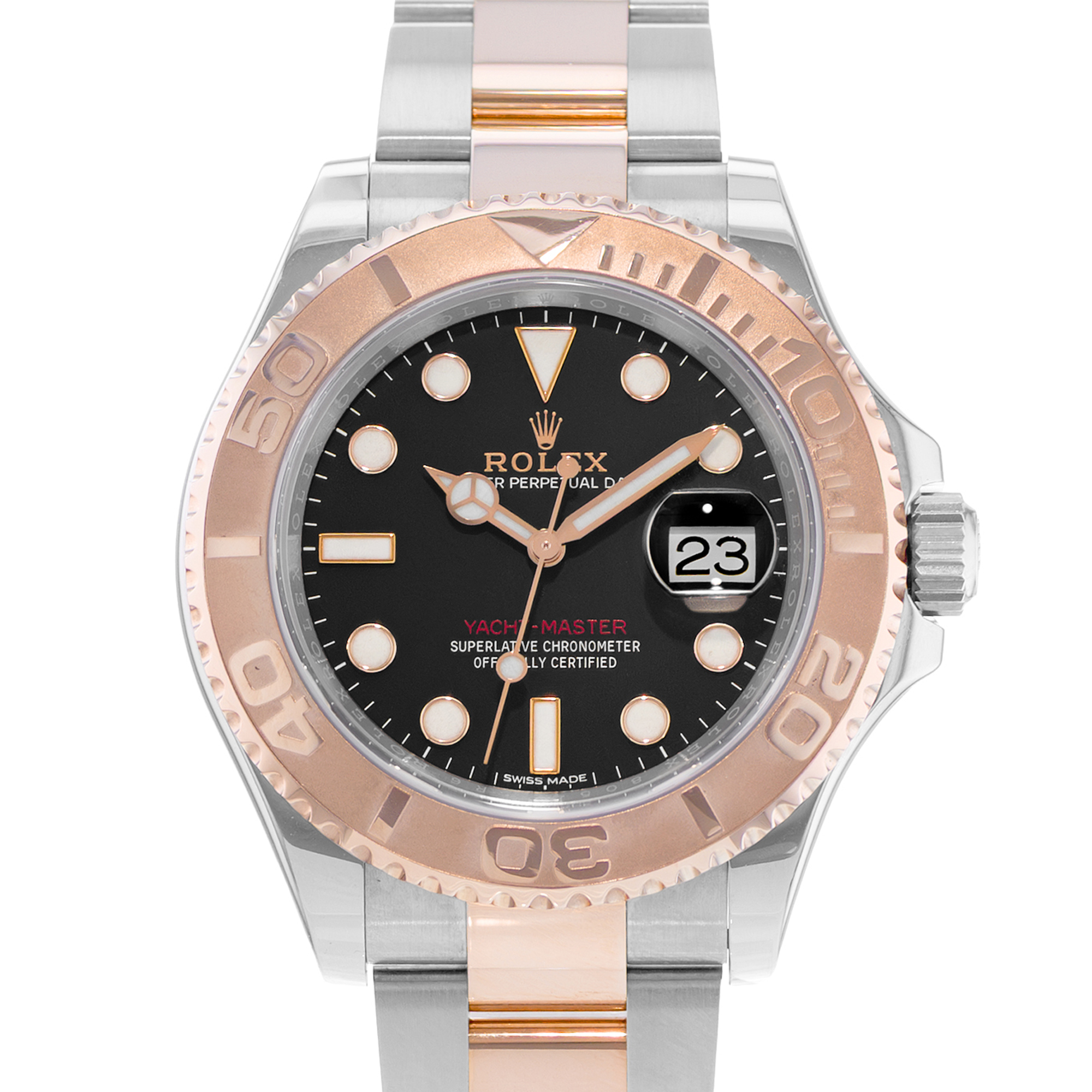 Rolex Yacht-Master 40 116621 Black Steel Rose Gold Automatic Mens Watch 2020 thumbnail 1
