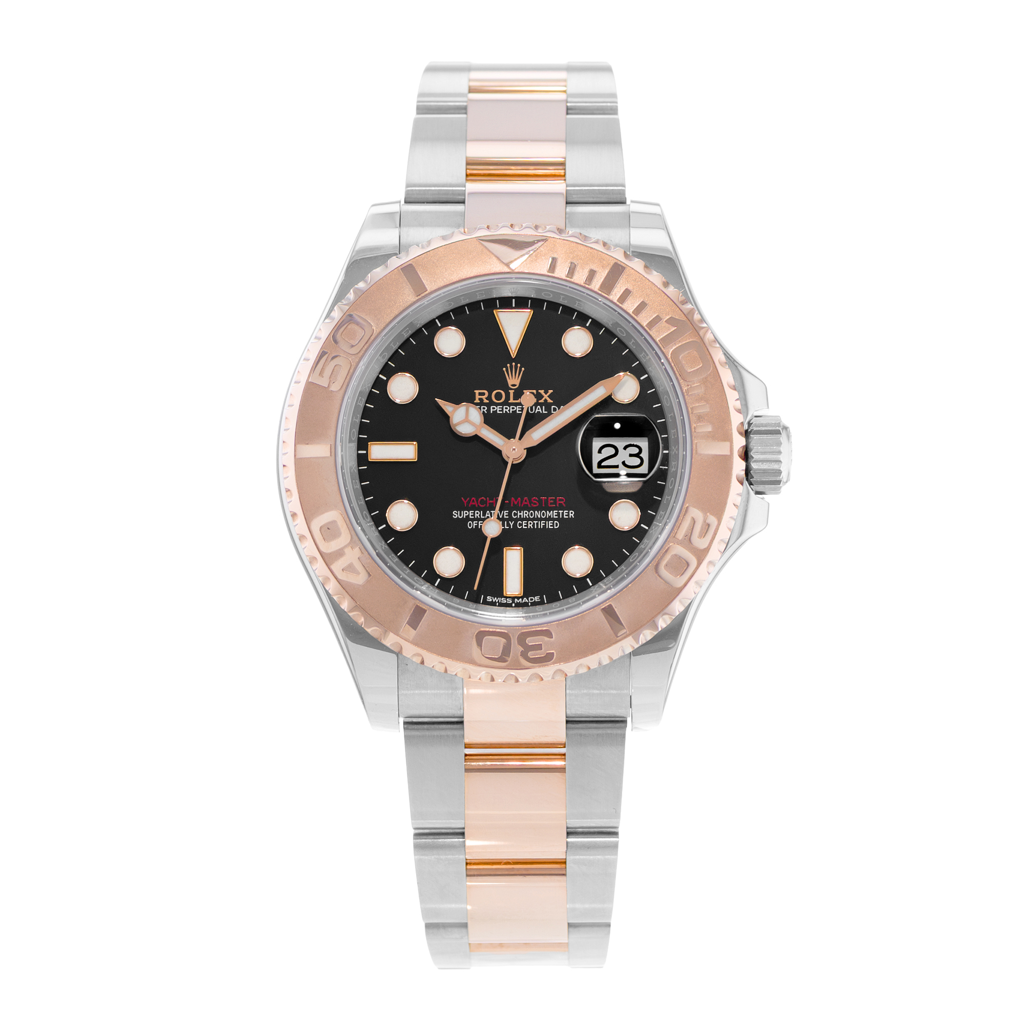 Rolex Yacht-Master 40 116621 Black Steel Rose Gold Automatic Mens Watch 2020 thumbnail 2