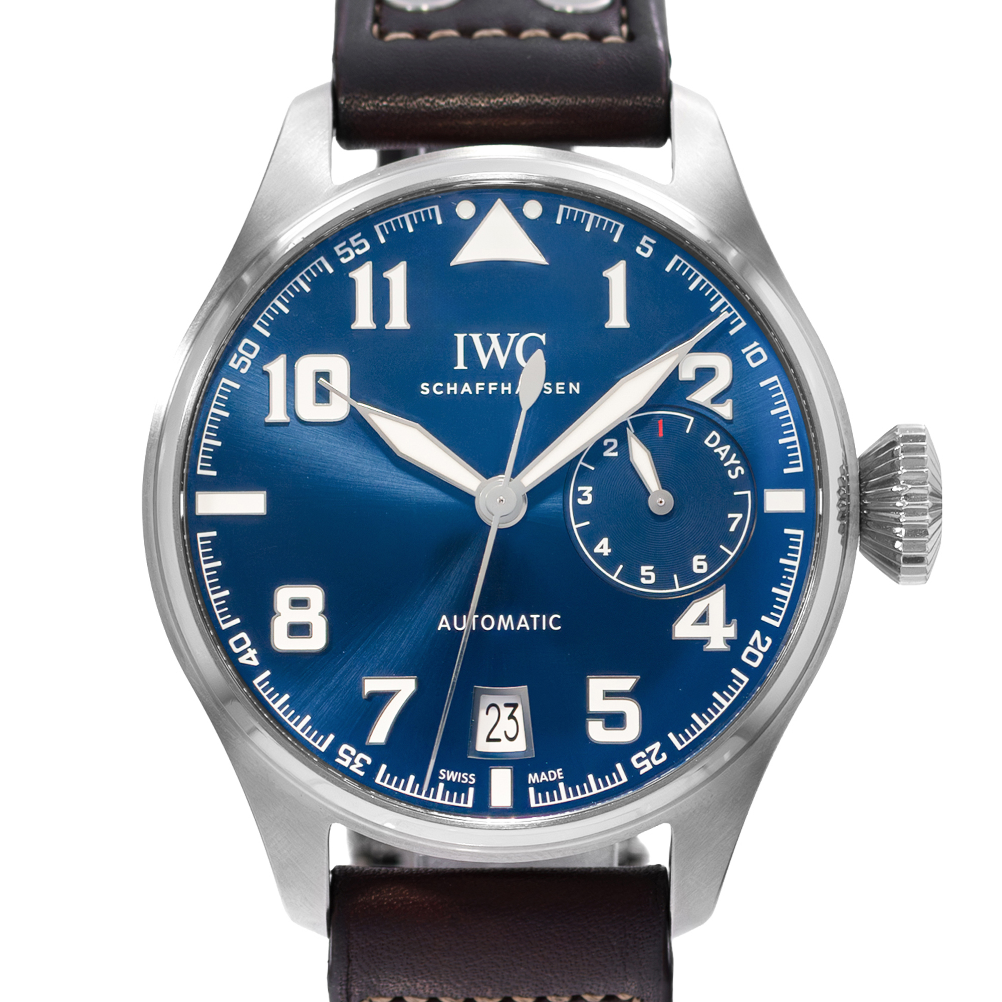 IWC Big Pilot IW500908 46mm Le Petite Prince Blue Limited Steel Mens Watch 2014 thumbnail 1