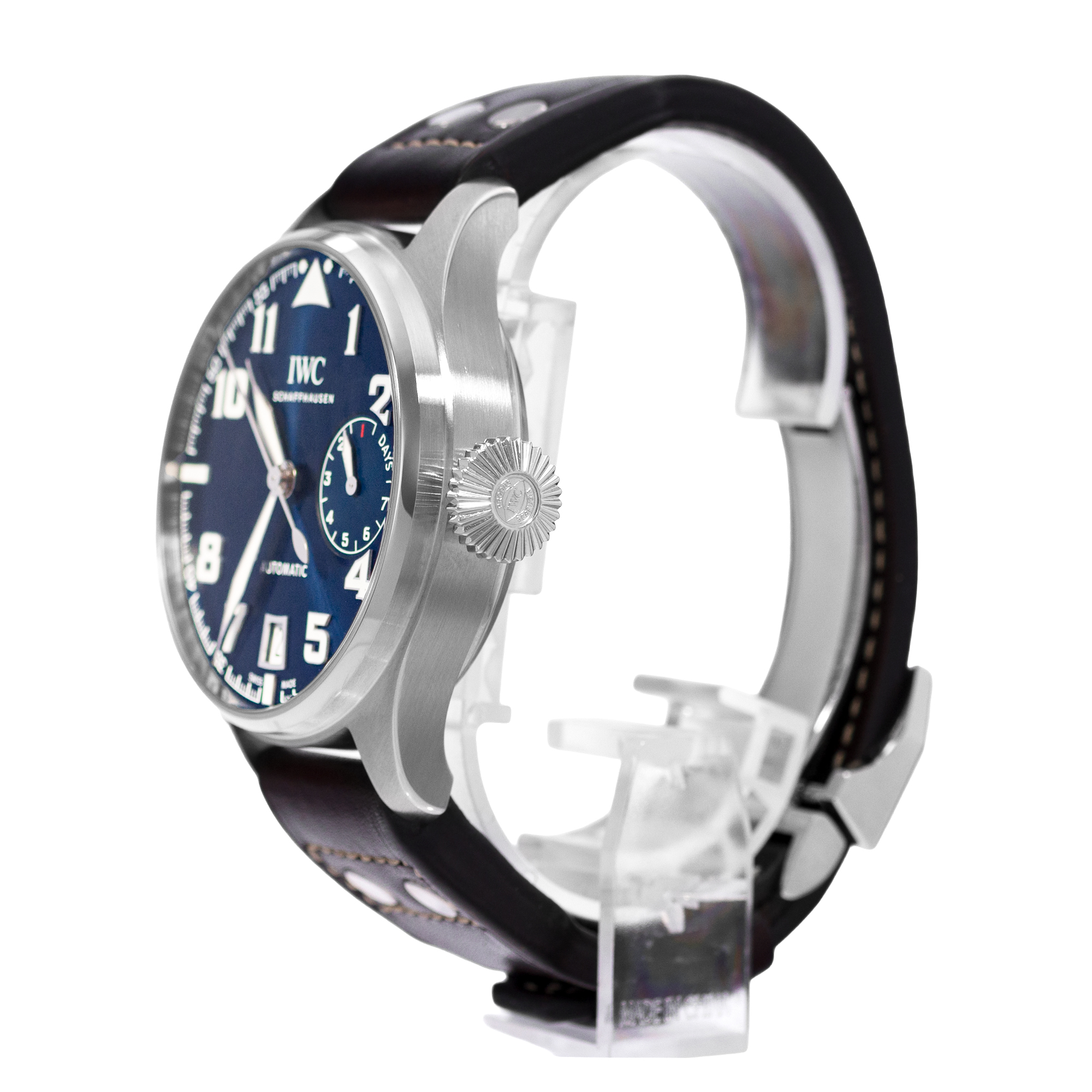 IWC Big Pilot IW500908 46mm Le Petite Prince Blue Limited Steel Mens Watch 2014 thumbnail 5