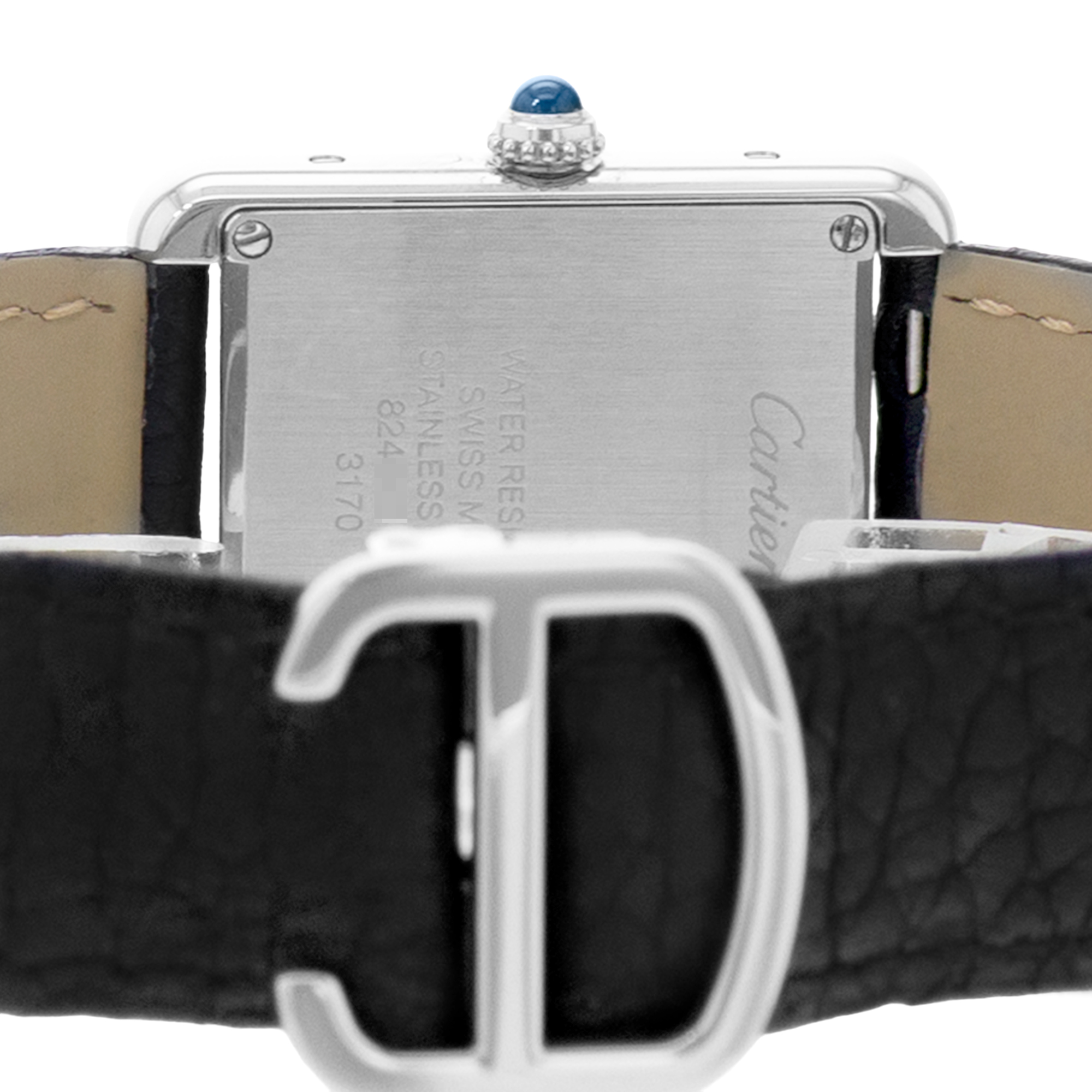 Cartier Tank Solo W5200000 3170 31mm Pink Roman Steel Quartz Ladies Watch 2011 thumbnail 9
