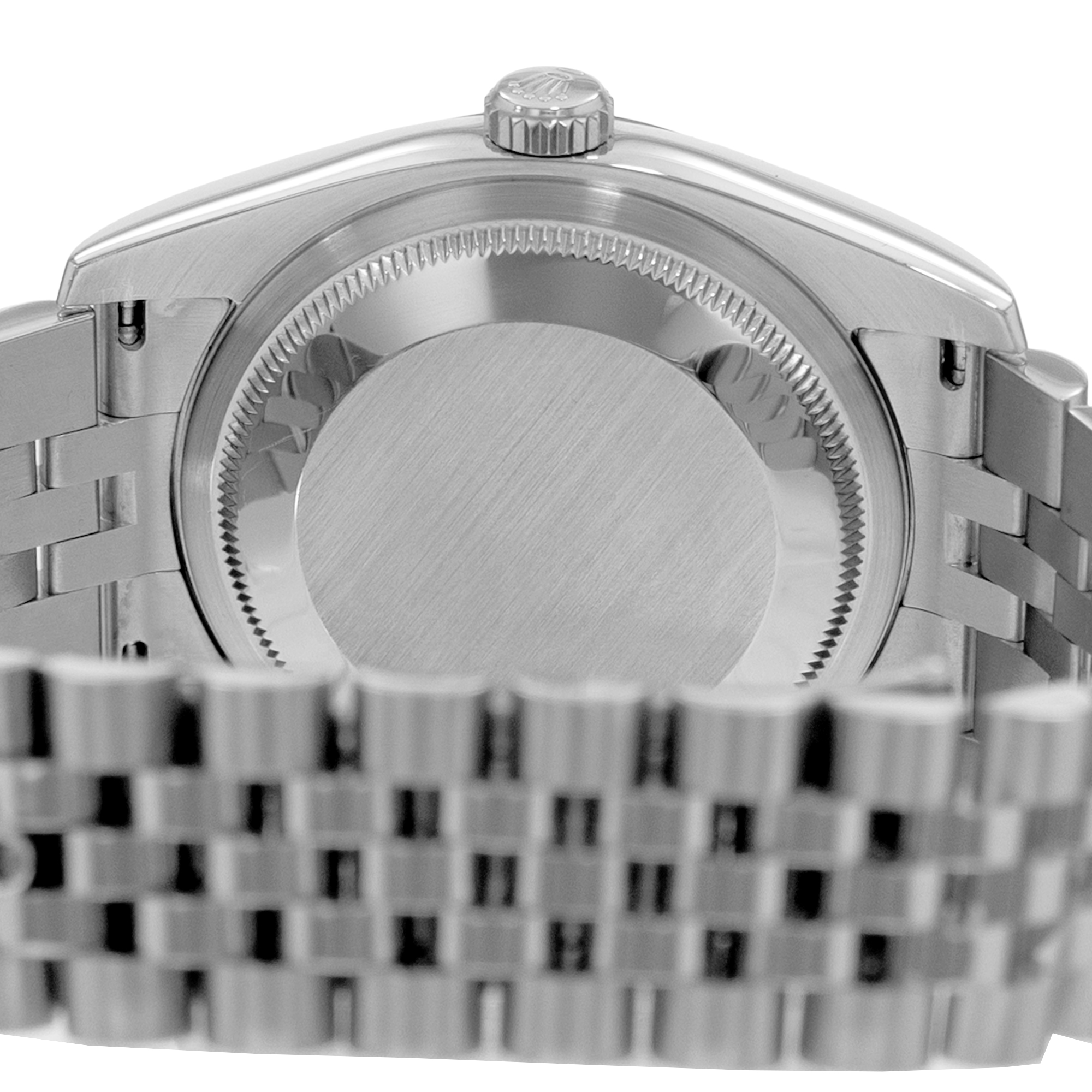 Rolex Datejust 36 116234 Black Arabic Concentric White Gold Mens Watch 2007 thumbnail 8