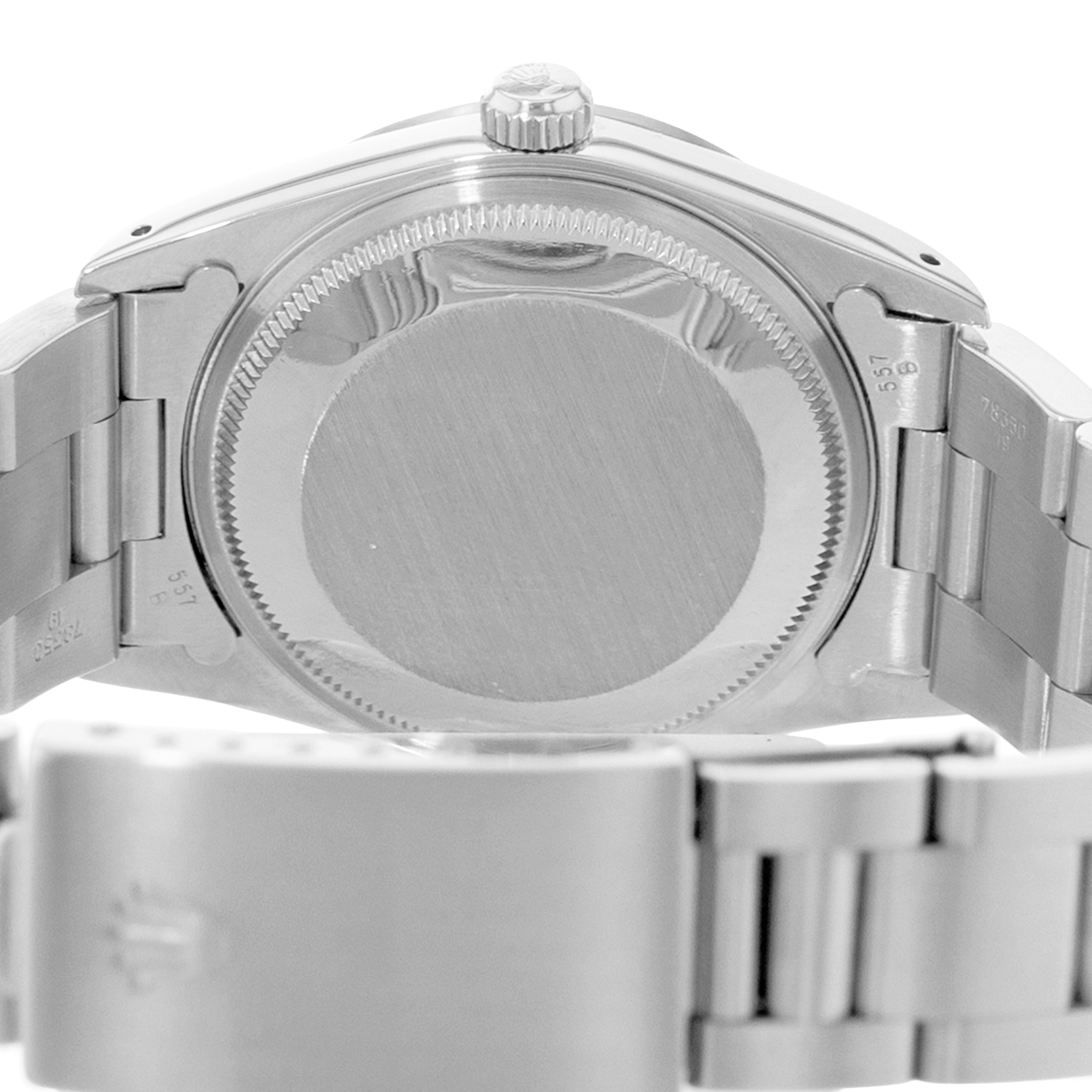 Rolex Air King 34 14000 Vintage Silver Steel Oyster Automatic Mens Watch 1991 thumbnail 9