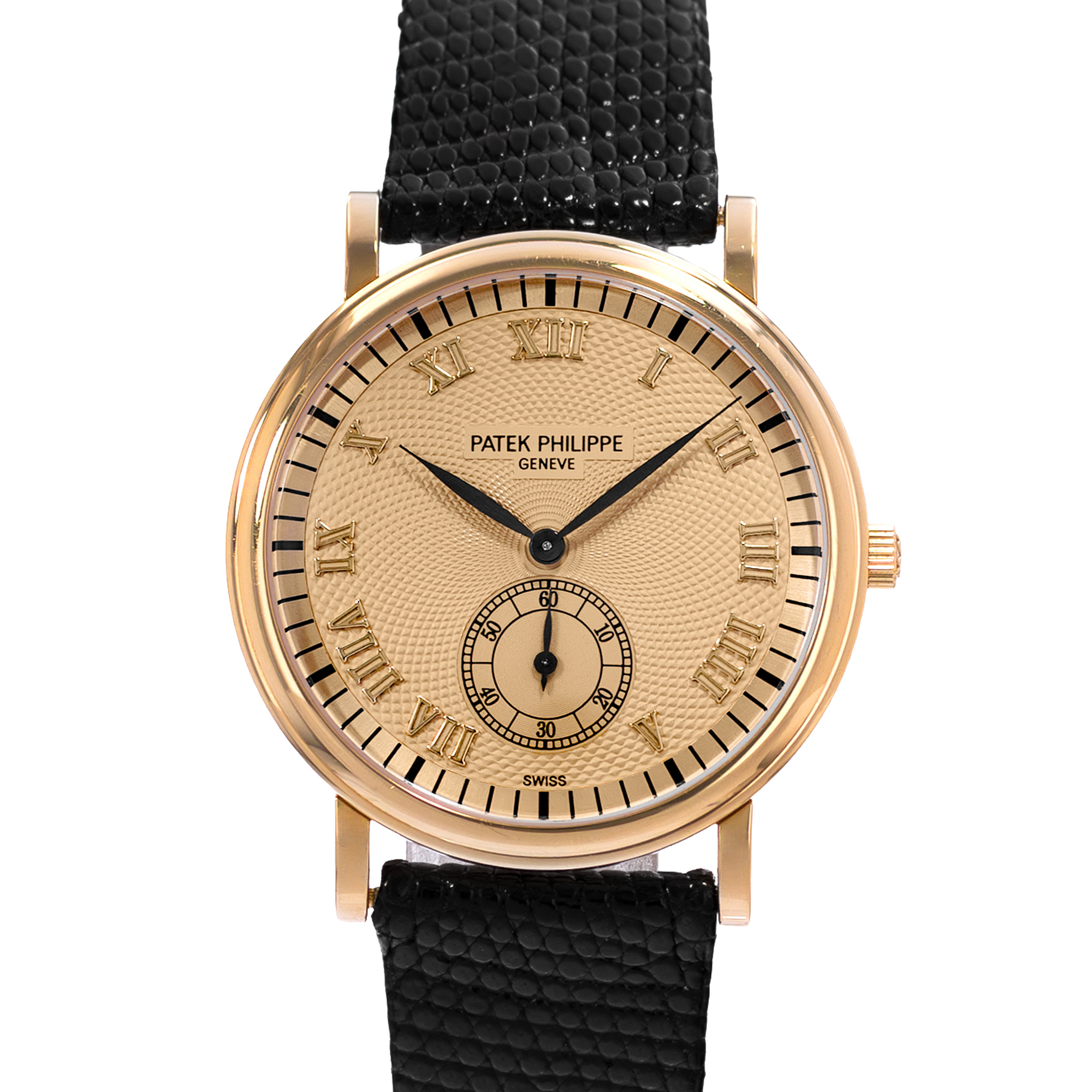 Patek Philippe Calatrava 5022J-001 33mm Roman Yellow Gold Mens Watch 2000 thumbnail 1